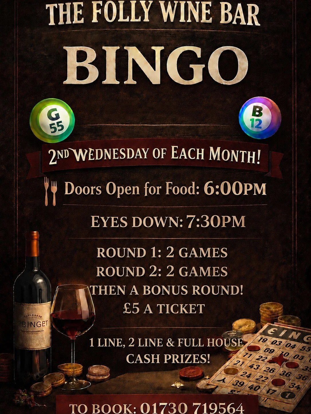 Bingo at The Folly 