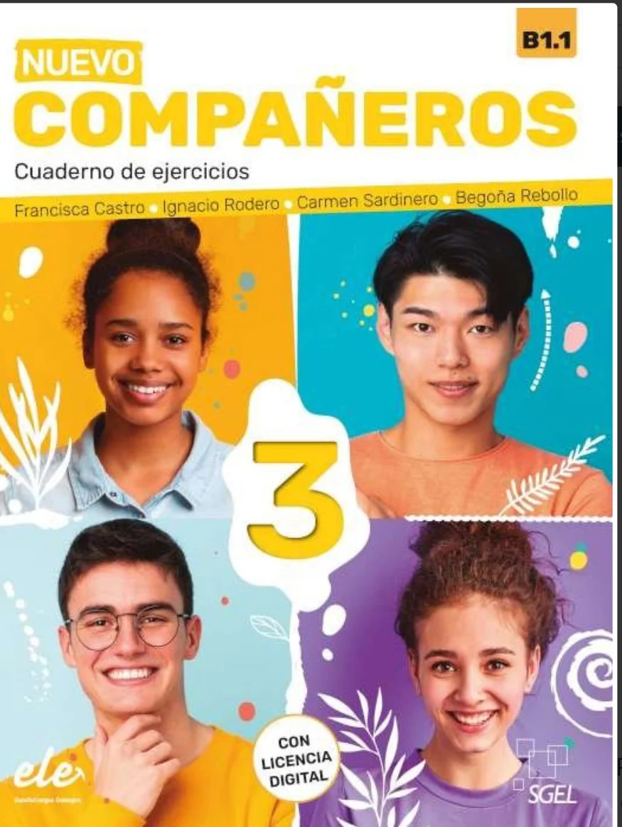 NUEVO COMPAÑEROS 3 CUADERNO DE EJERCICIOS CASTRO VIUDEZ,  FRANCISCA/ RODERO DIEZ,  IG