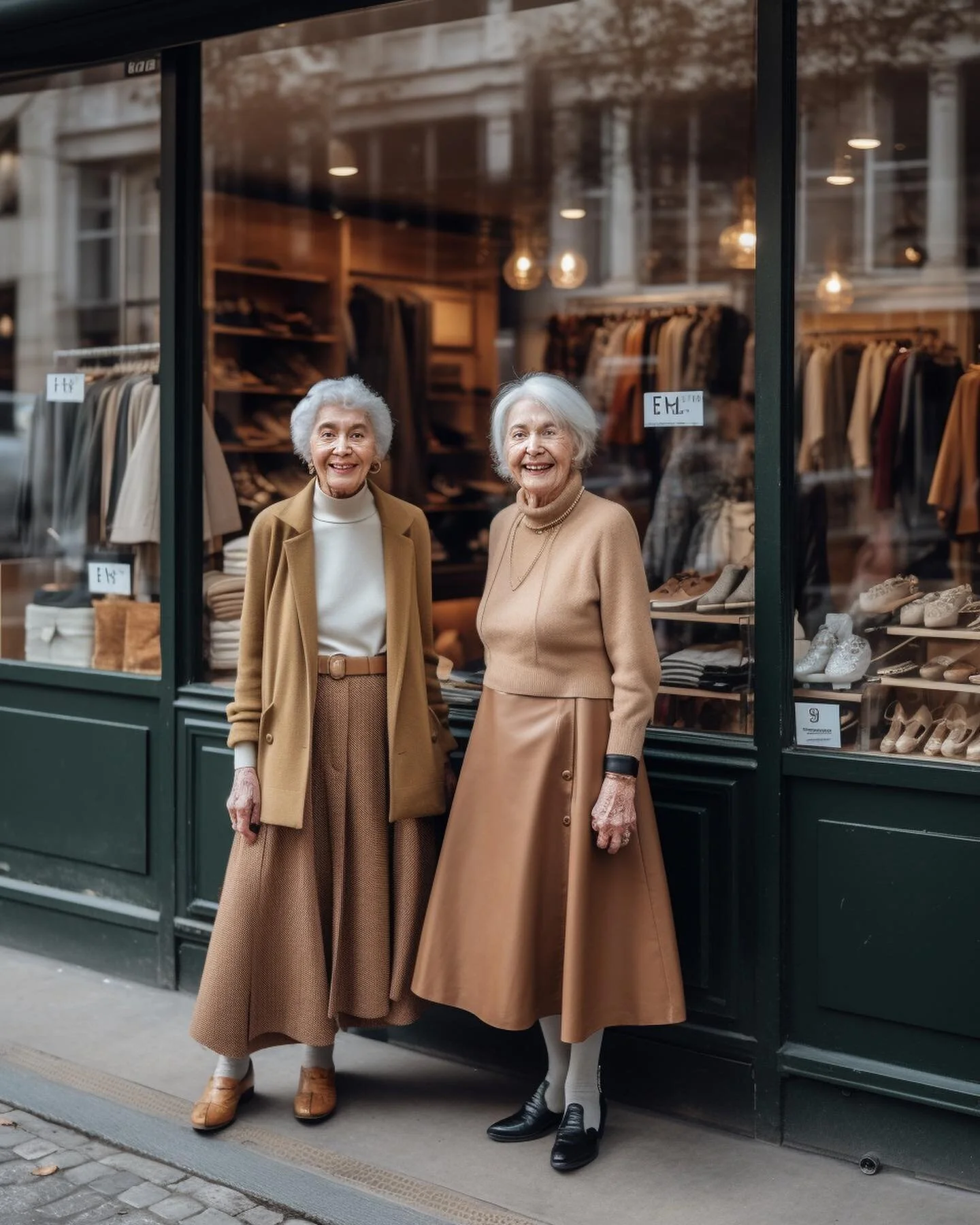 What women over 70 are wearing in Paris. 

Tag someone you want to grow old with. xx