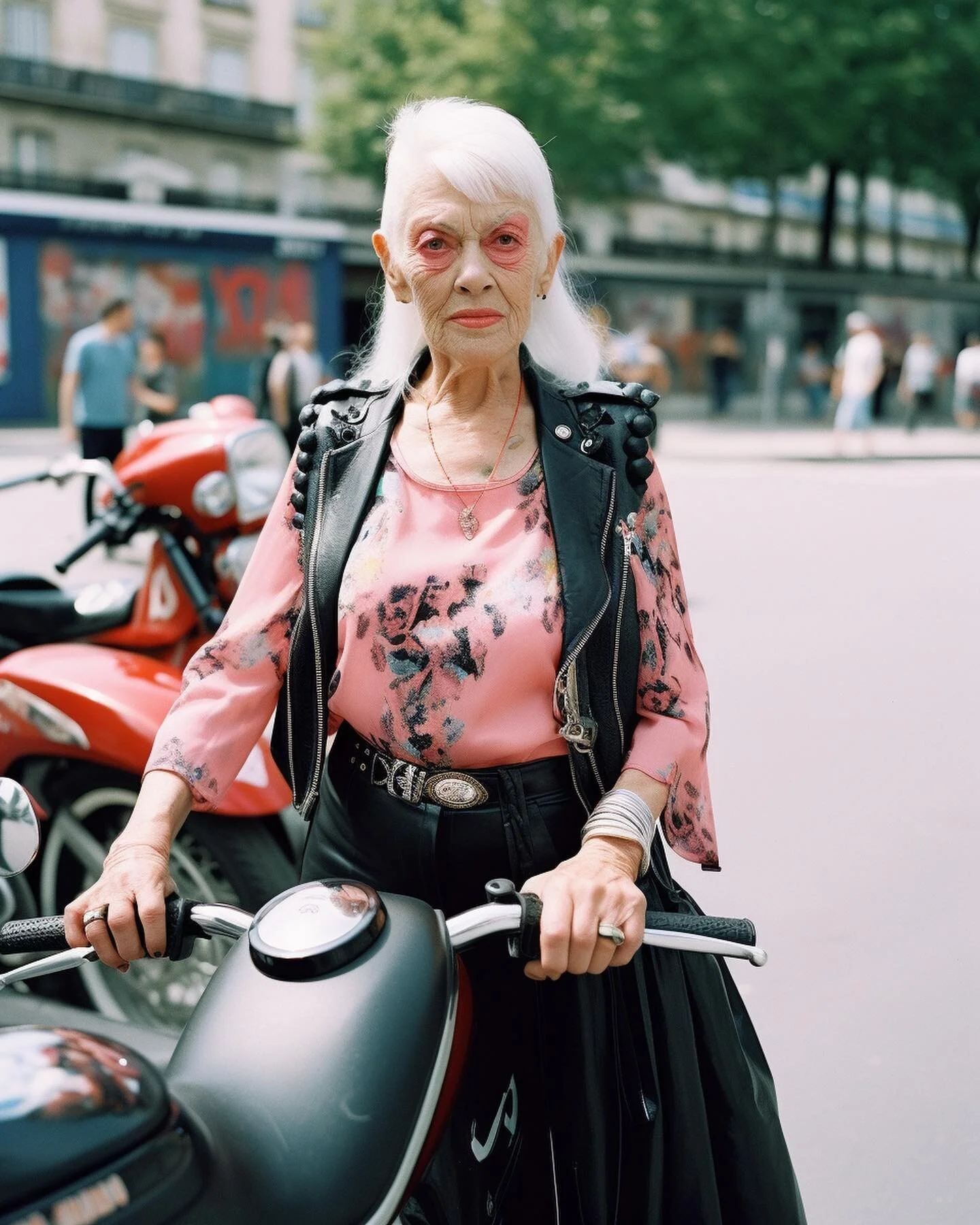 What women over 70 are wearing in Paris. 

Tag someone you want to grow old with. xx (part 2)

... A theorized journey with #ai.