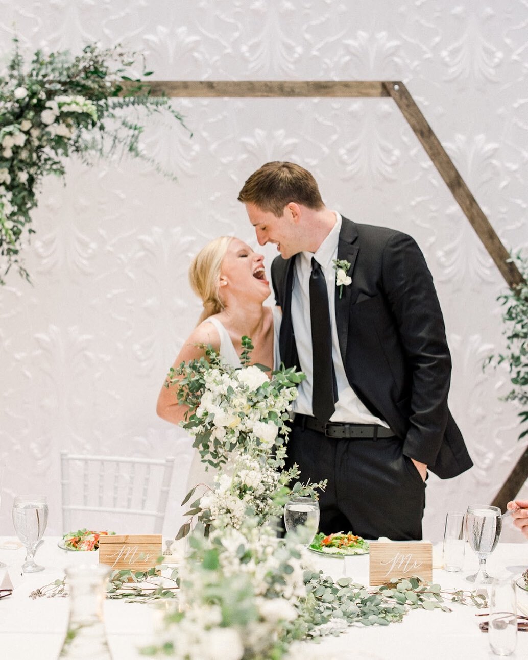 So happy to be back at weddings! Check out this beautiful couple on their wedding day 😍  #theknot #mnwedding #weddingwire #weddingseason #catering #mnwedding #bestofweddings