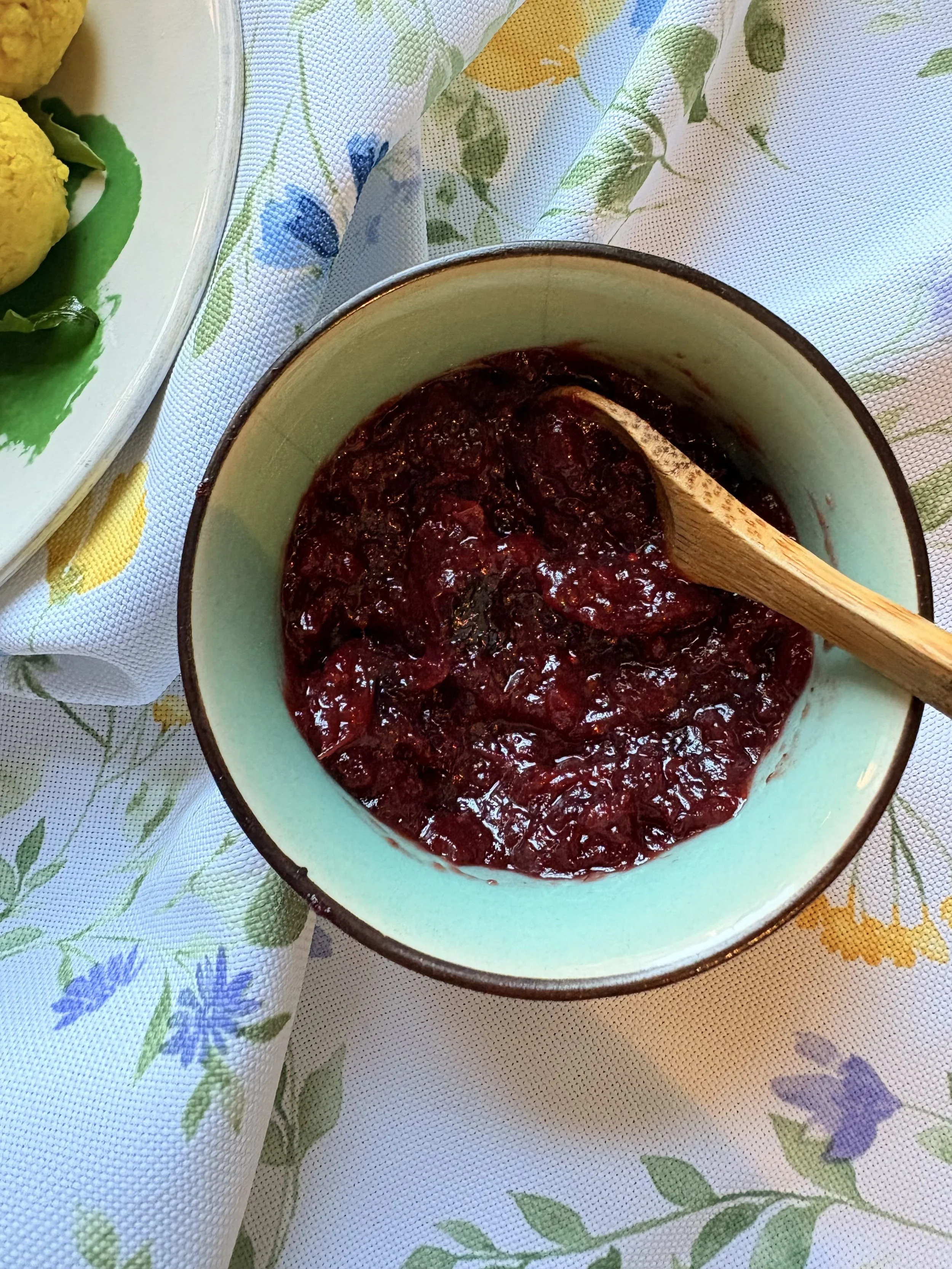 Simple Cranberry Relish with Digestive Spices