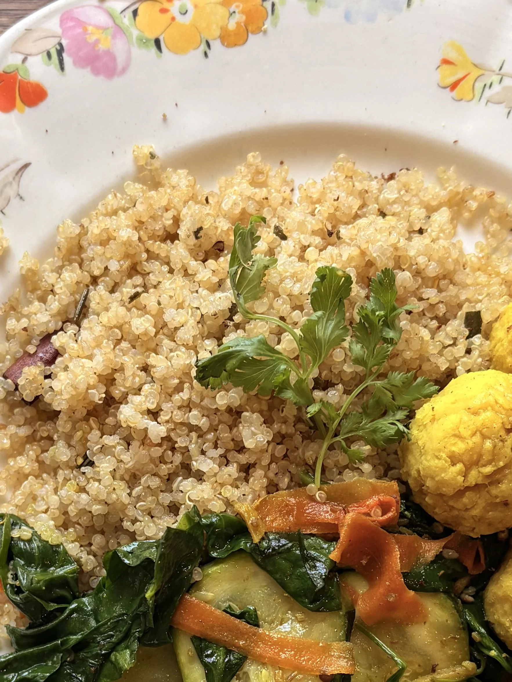 Springtime Quinoa with Rosemary