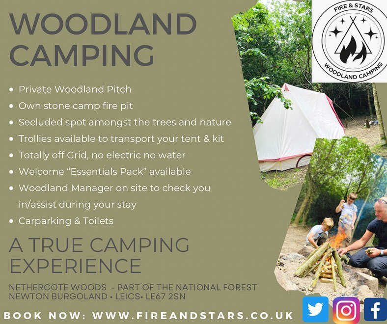 Well we may be getting a new postage stamp of the KING this weekend but there are no postage stamp pitches here!! 

Each pitch is private and nestled in the trees for to make your own camp just how ever which way you like!! No neat little measured ro