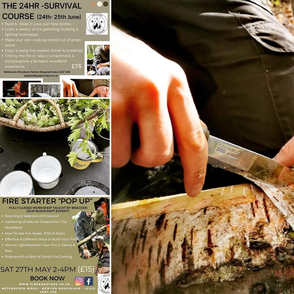 Come have an outdoor explore &amp;  adventure with us&hellip;. Our two course we have coming up, children are welcome with an accompanying adult. Both are designed for anyone &ldquo;new to all this!&rdquo; You will be fully guided by our Bushcraft ex