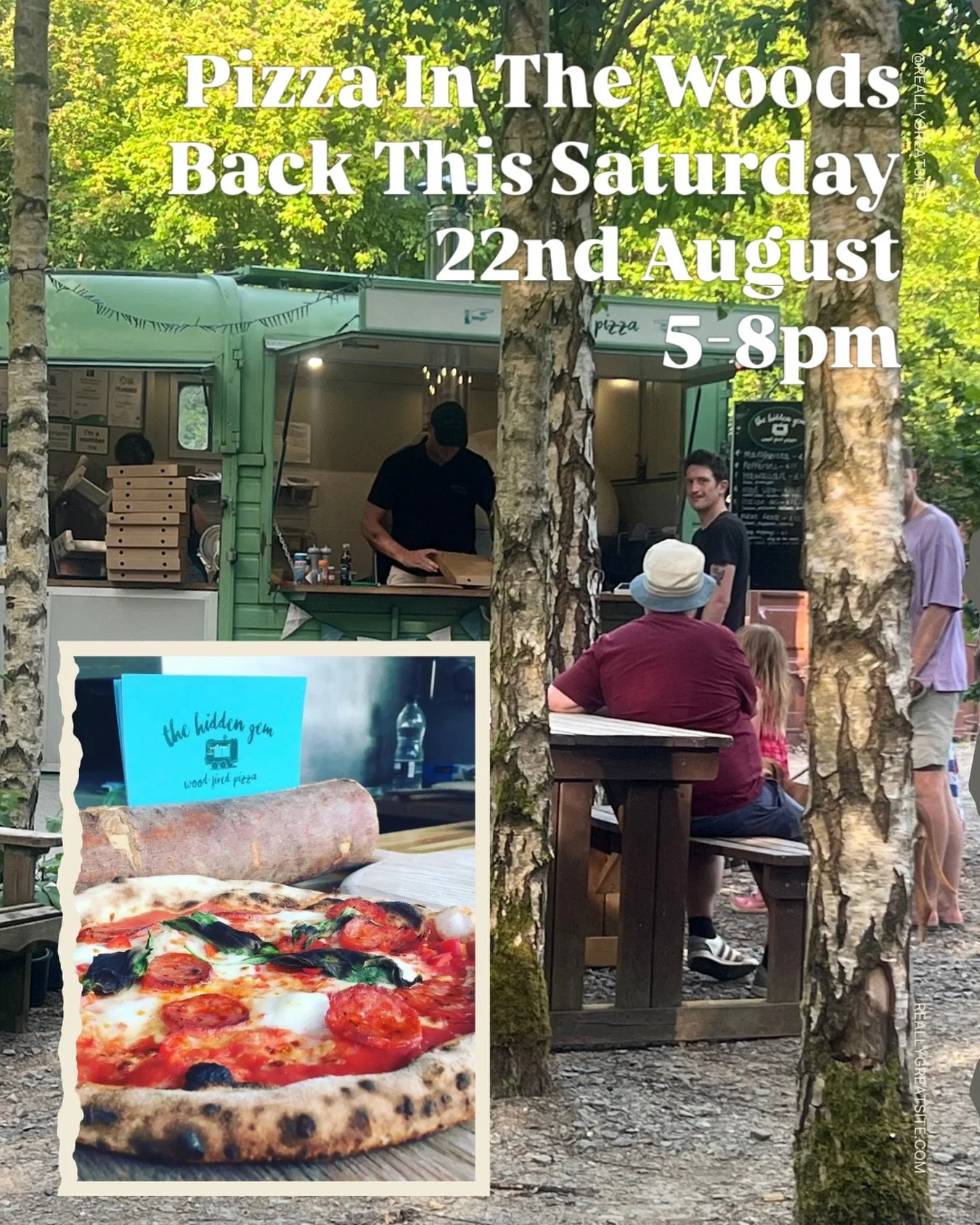 🔥🍕 PIZZA IS BACK IN THE WOODS. 🌲

This fire is lit, the oven is hot and our wood-fired pizza pop-up is back THIS Sat 22nd August 5-8pm 

Expect proper, handmade pizza, cooked over fire and served  in and amongst  trees. For campers &amp; our local