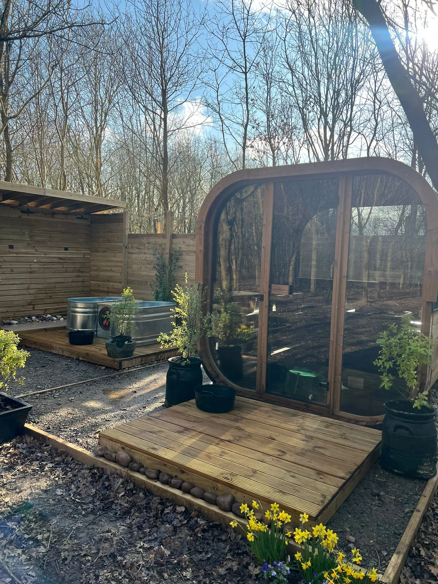 See what wildlife you can spot from the sauna