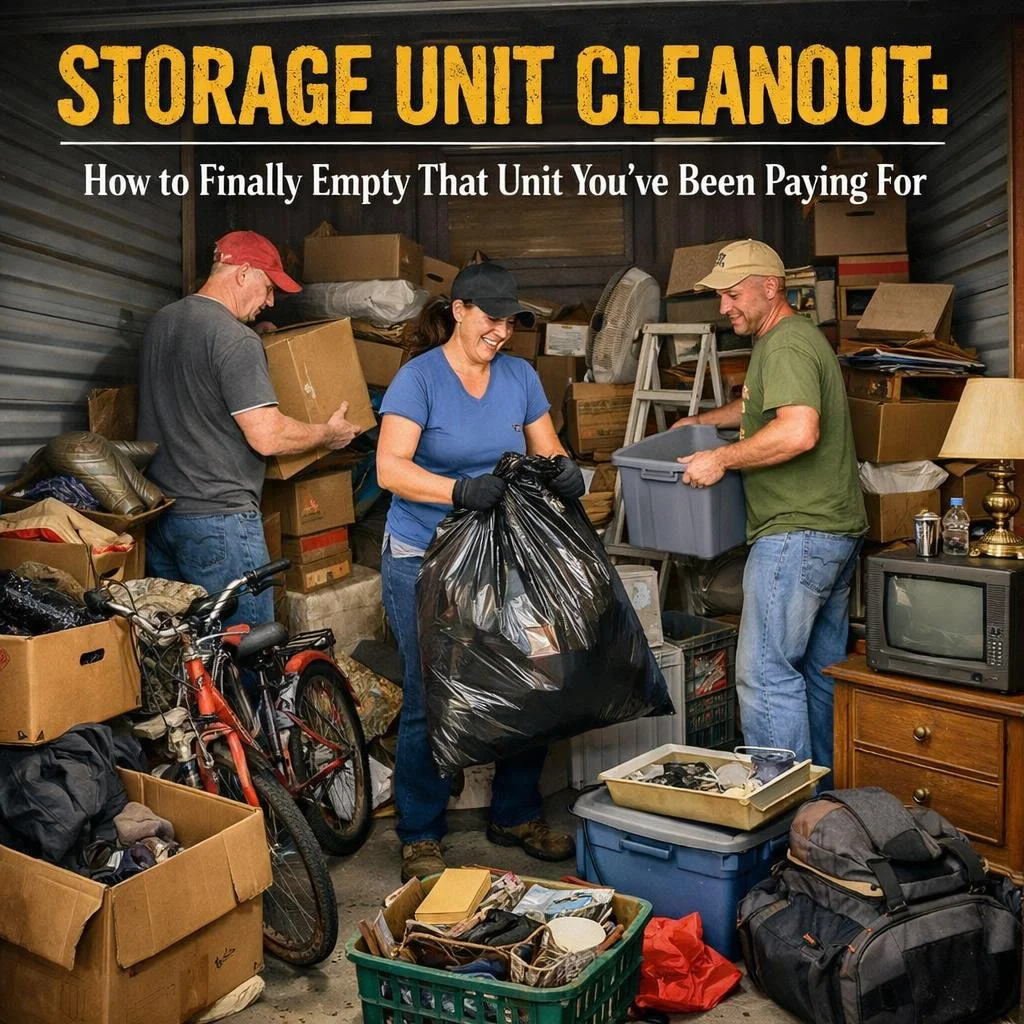 Storage Unit Cleanout: How to Finally Empty That Unit You've Been Paying For