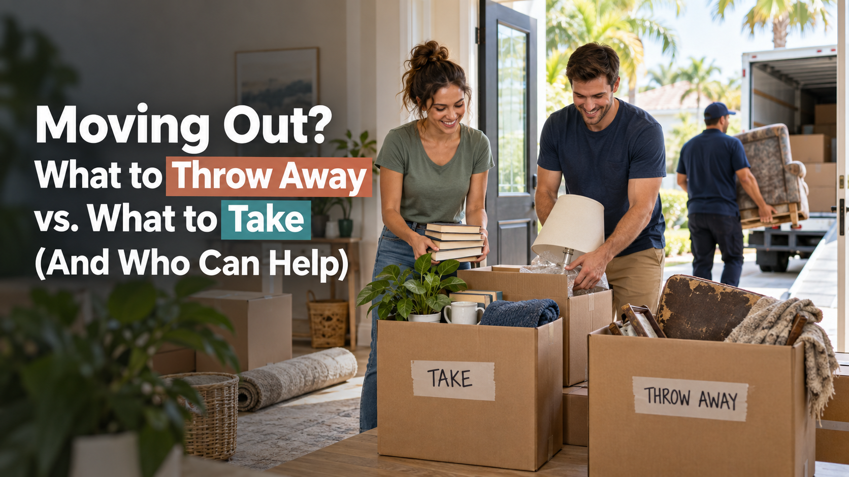 Moving Out? What to Throw Away vs. What to Take (And Who Can Help)