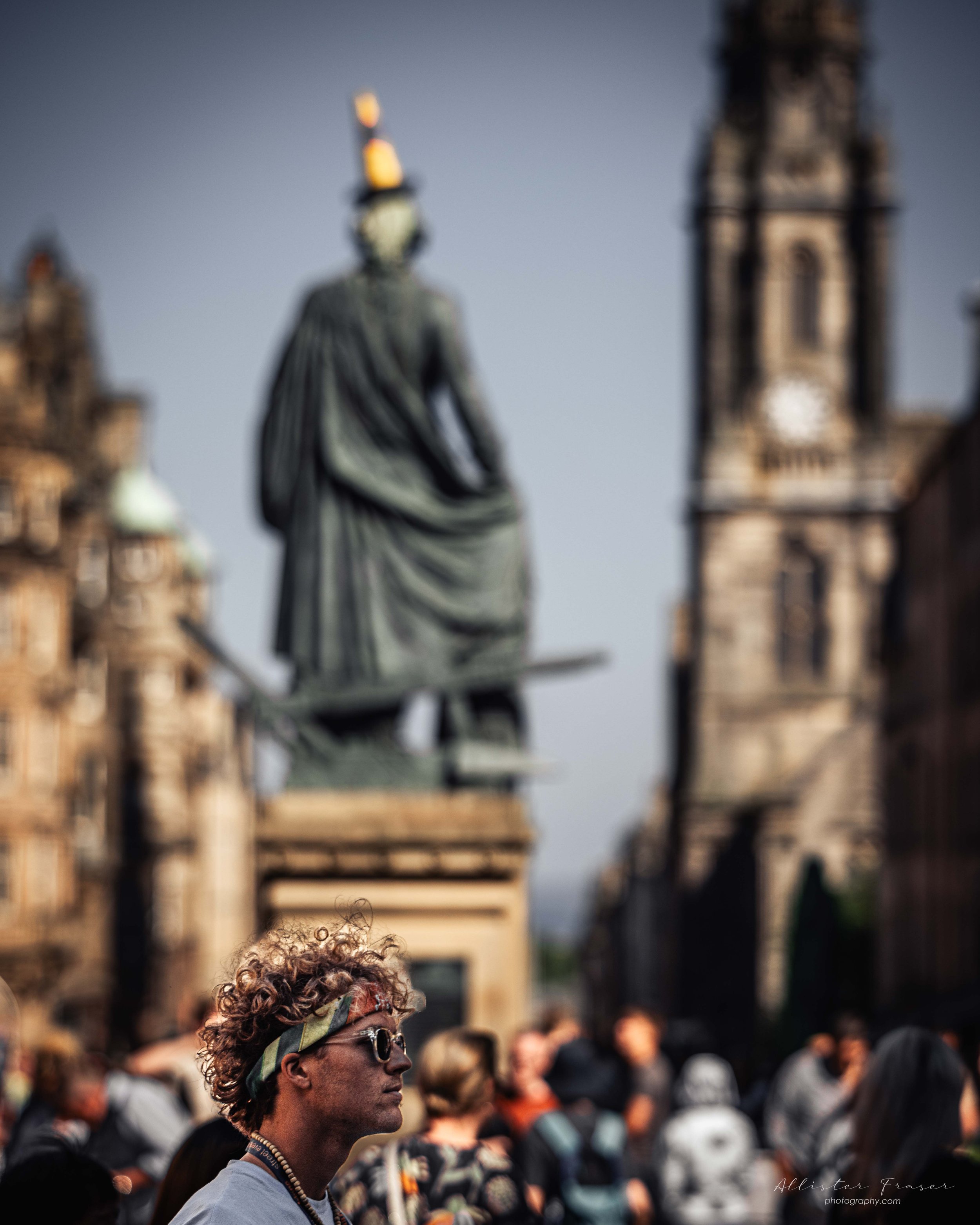where there's a monument ... there's always a traffic cone !