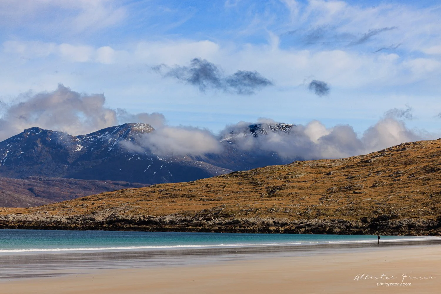 luskintyre beach on a beautiful Monday morning ..... just before the rain came !