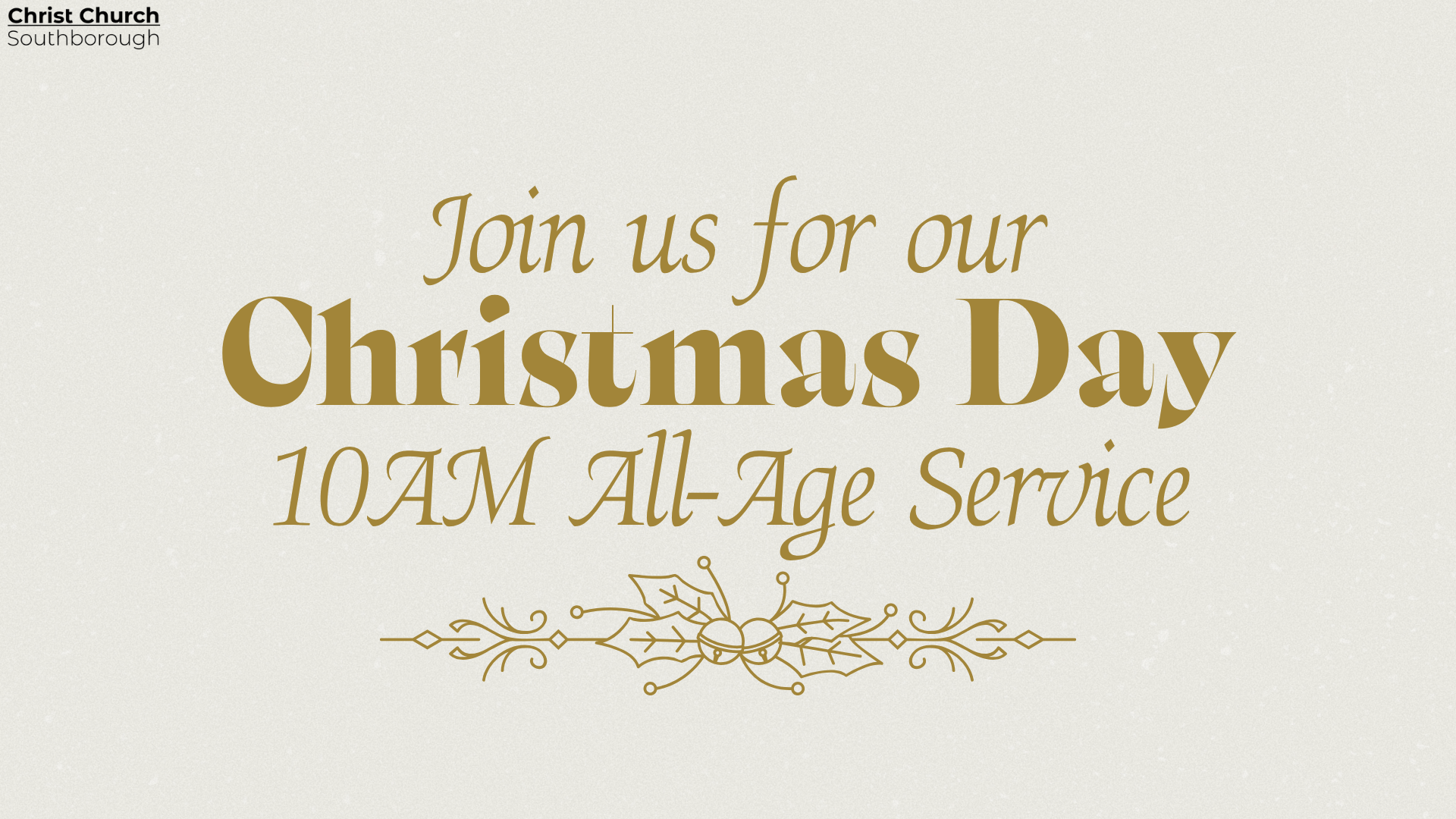 Christmas Day All-Age Service