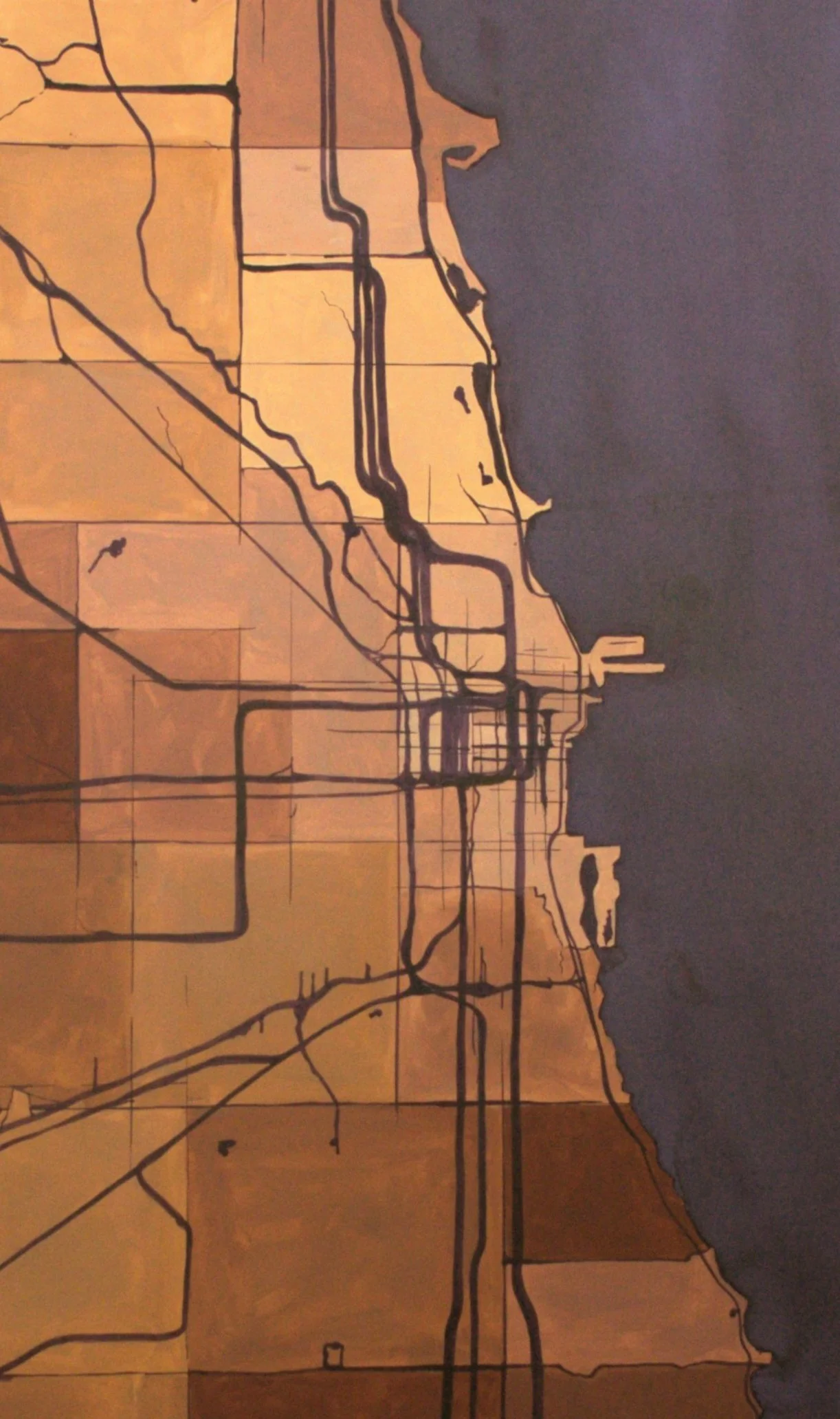 Map of Chicago by CoCo Ree Lemery 