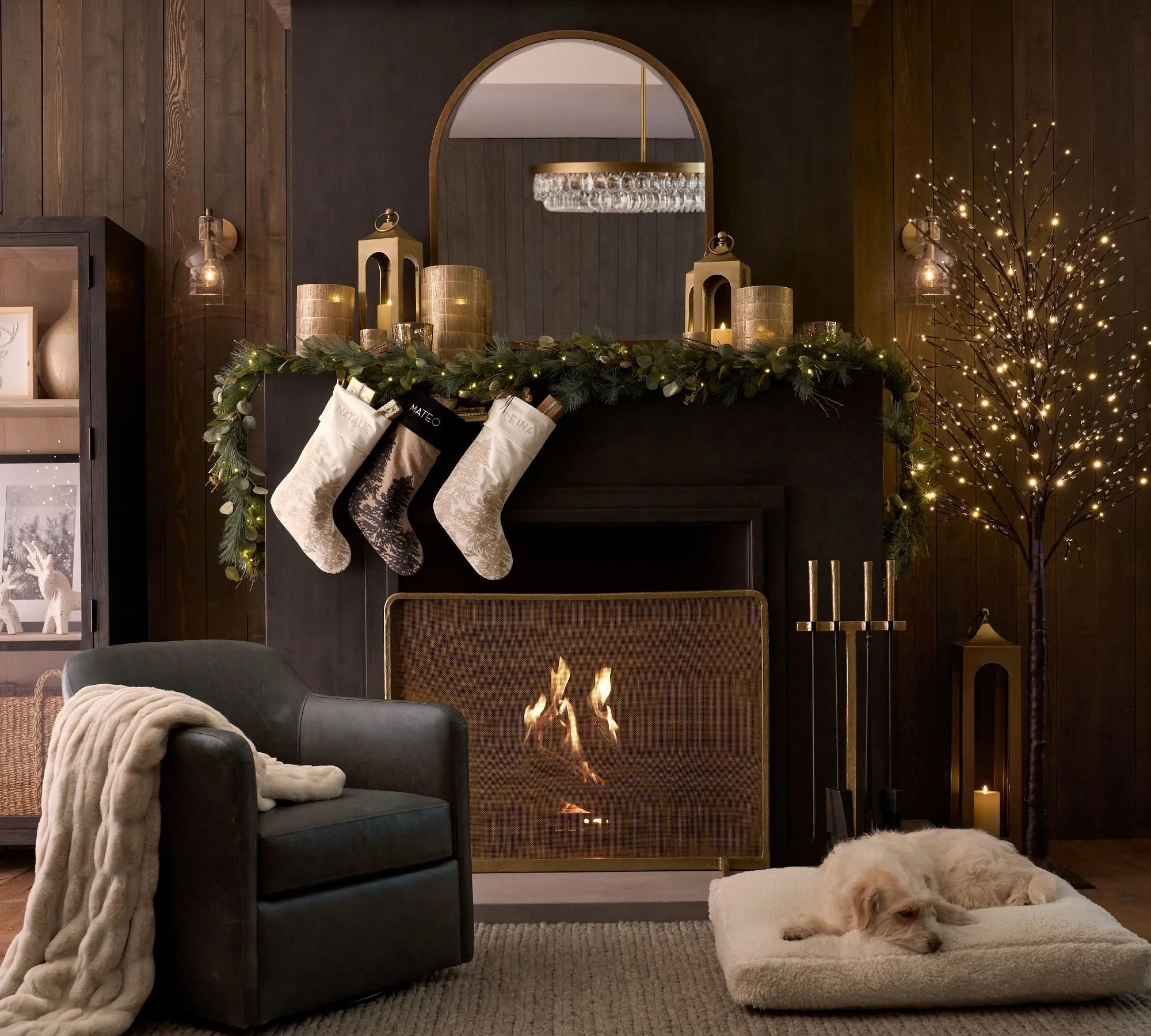 The modern Clarissa lighting collection for Pottery Barn was designed by Industrial Designer CoCo Ree Lemery in 2020. Inspired by the vintage crystal chandelier collection, the modern take ended up becoming a best-seller for the Williams Sonoma brand