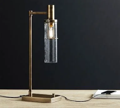 The Essex lighting collection was inspired by vintage oil lamps and traditional gas lamps designed by CoCo Ree Lemery for Williams Sonoma & Pottery Barn