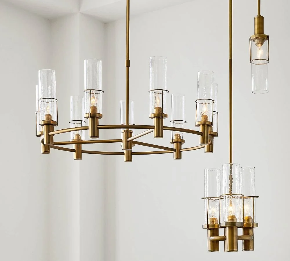 The Essex lighting collection was inspired by vintage oil lamps and traditional gas lamps designed by CoCo Ree Lemery for Williams Sonoma & Pottery Barn