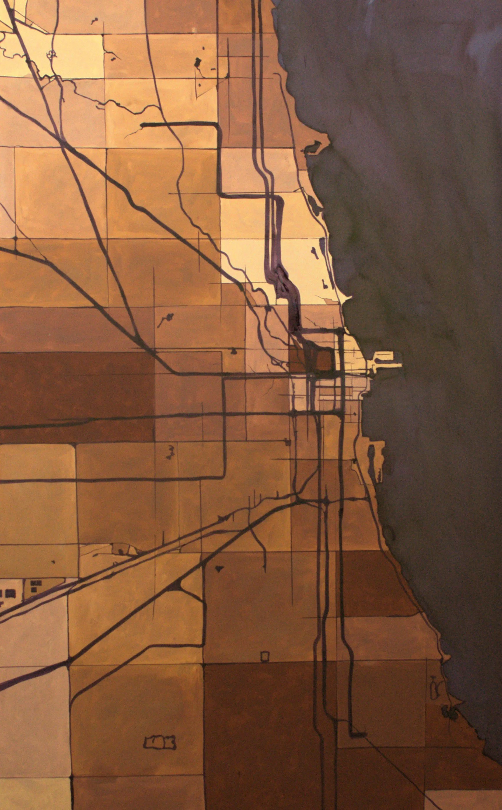 Map of Chicago by CoCo Ree Lemery 