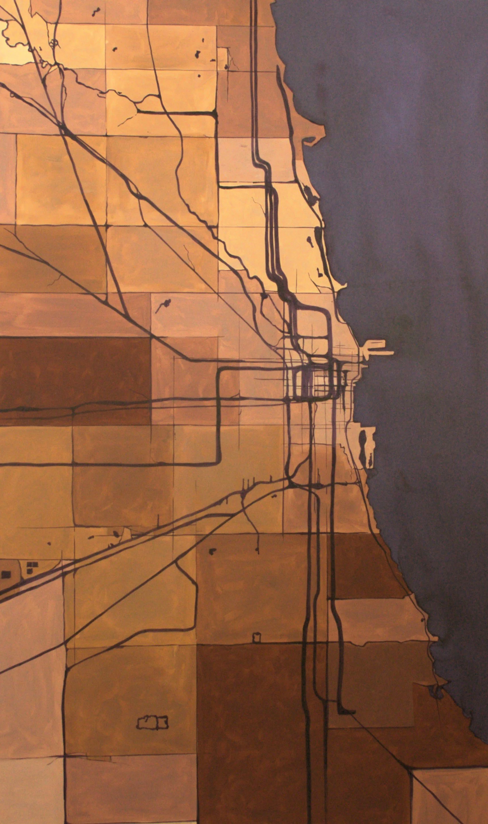 Map of Chicago by CoCo Ree Lemery 