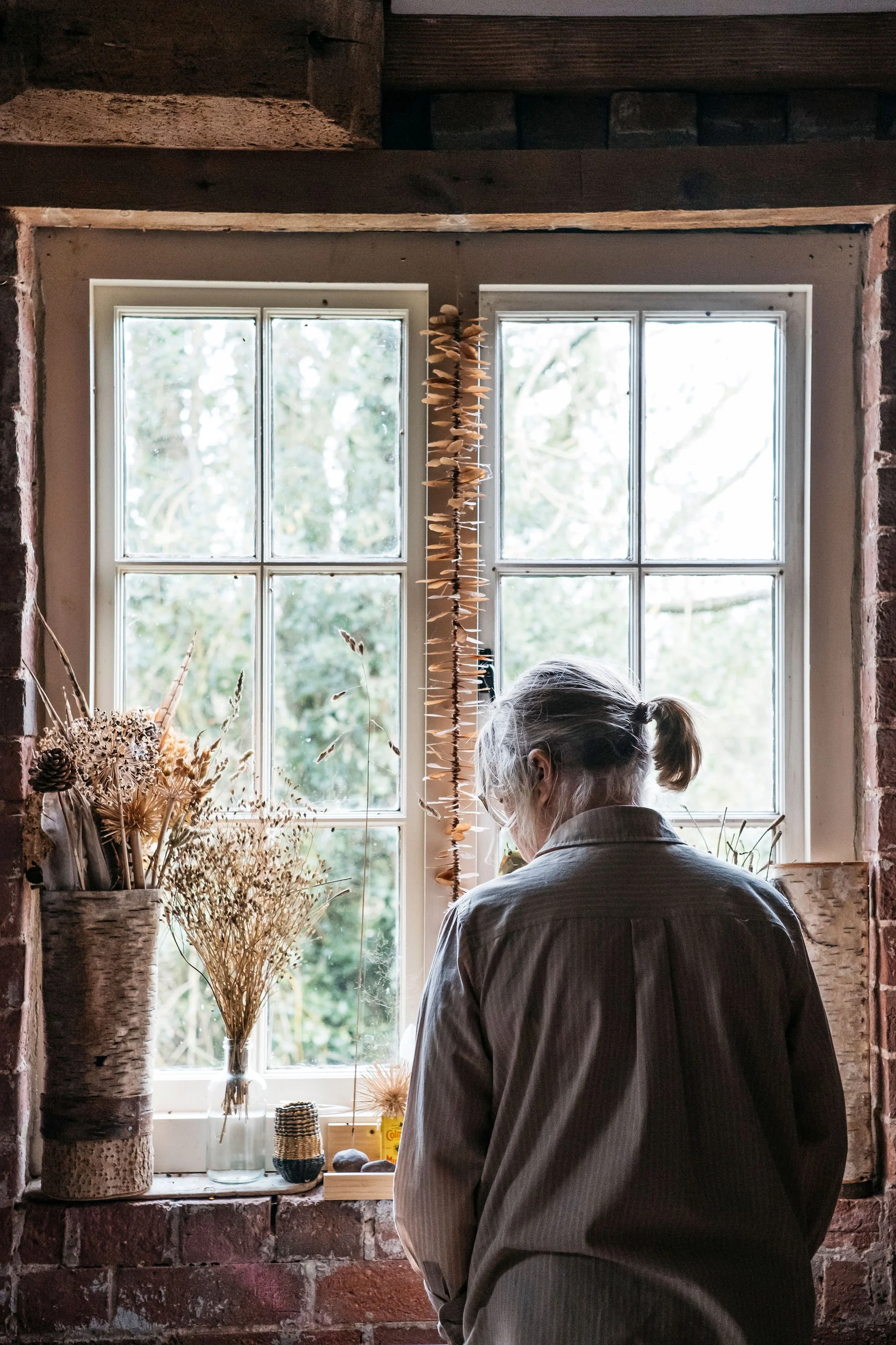 Brand shoot for nature based artist Jane Bevan in South Derbyshire.