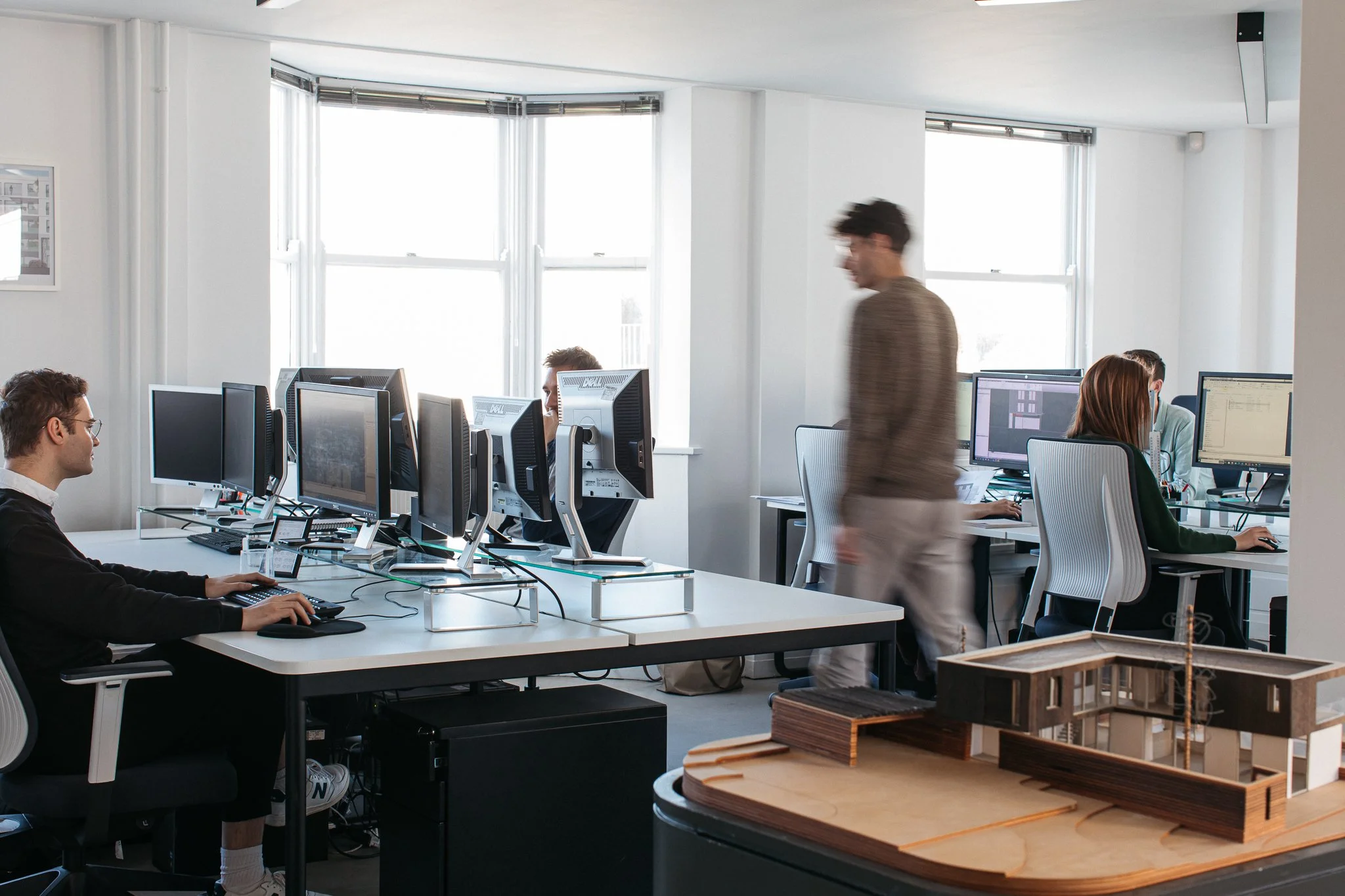 Brand photography for architect office and team