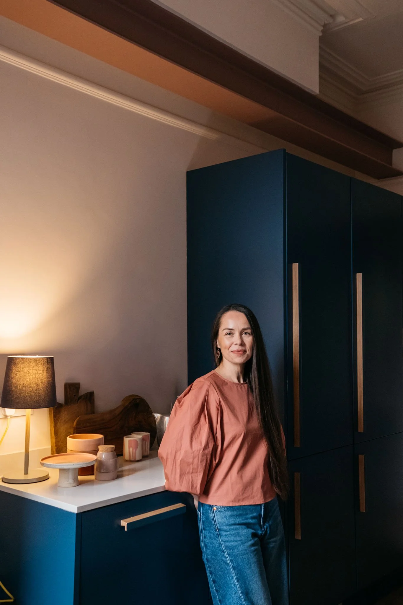 Editorial personal brand photography for interior design agency in Manchester
