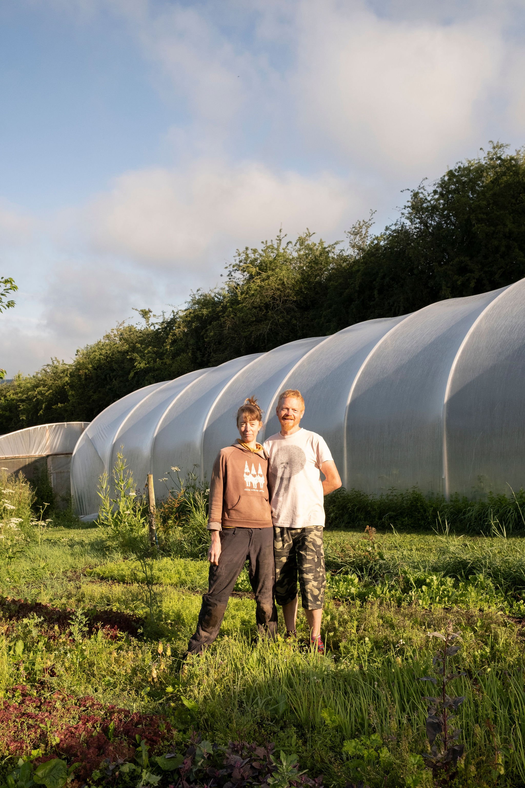 Photography for an organic vegetable box scheme. Permaculture photographer in Derbyshire.