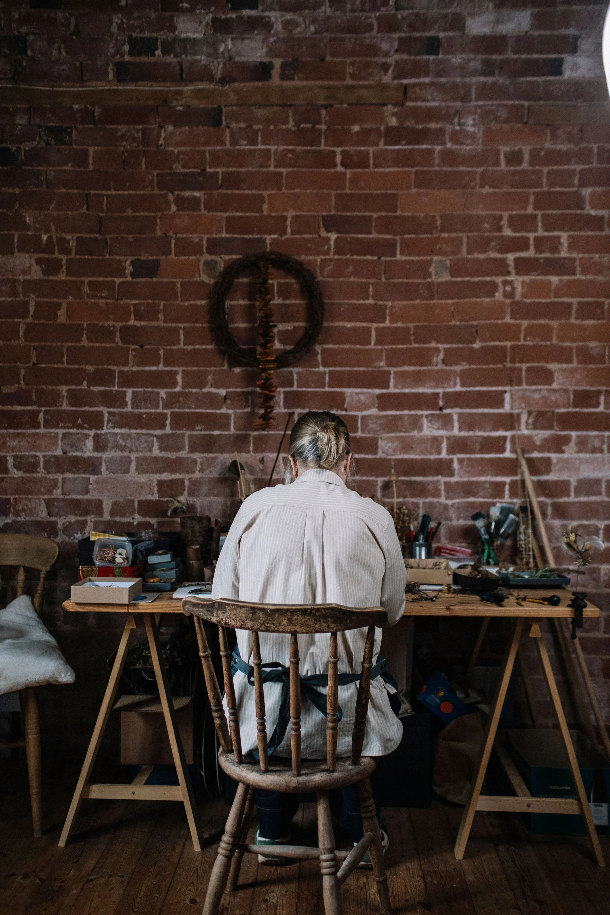Brand shoot for nature based artist Jane Bevan in South Derbyshire.