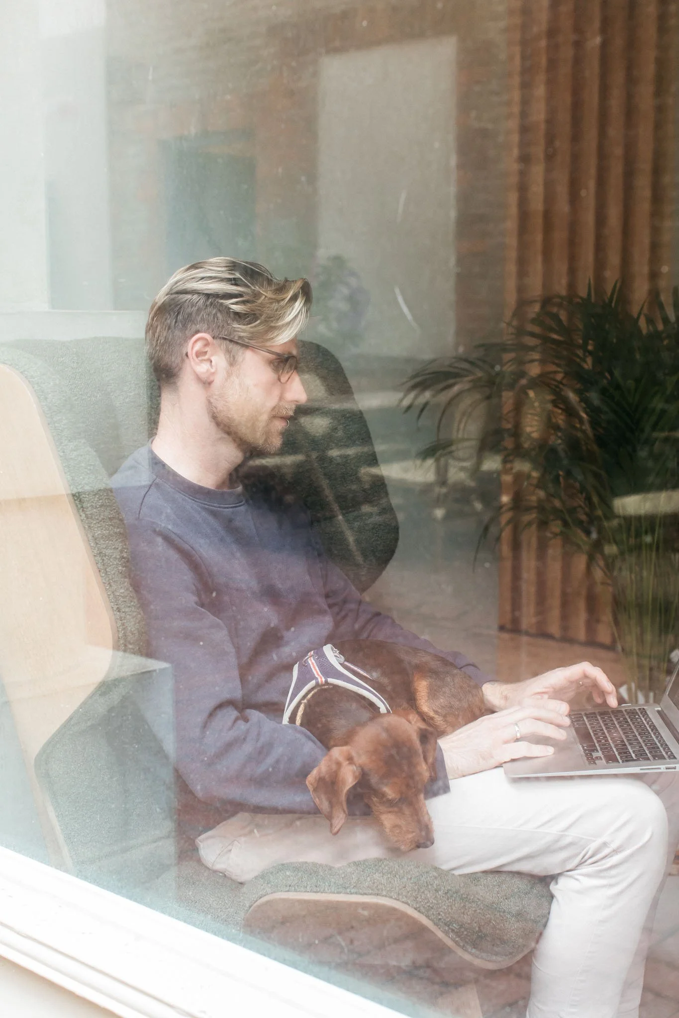 Editorial lifestyle photography for a coworking space by East Midlands photographer