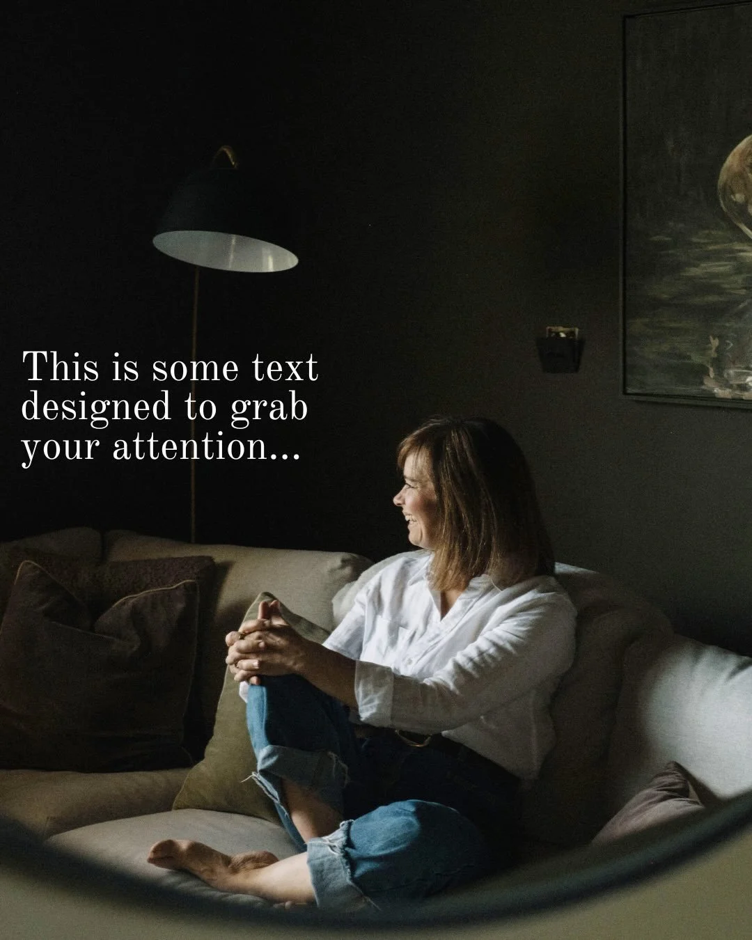 Expertise and opinions have their place but sometimes it IS about the actual work too. I always make sure I shoot images with text space but photos exist in so many places outside of this platform - website, printed materials, pitches, magazines - th