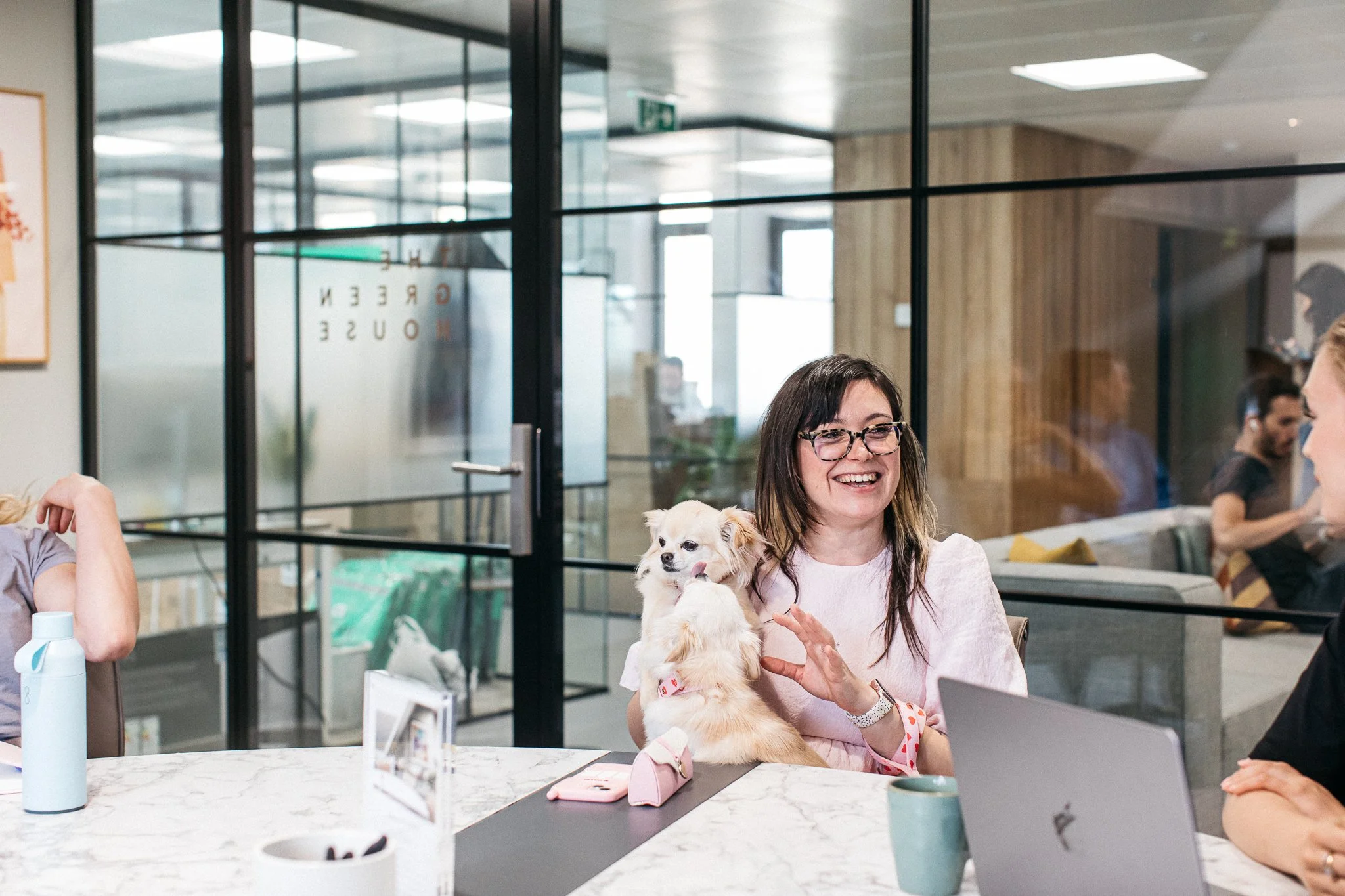 Editorial lifestyle photography for a coworking space by East Midlands photographer