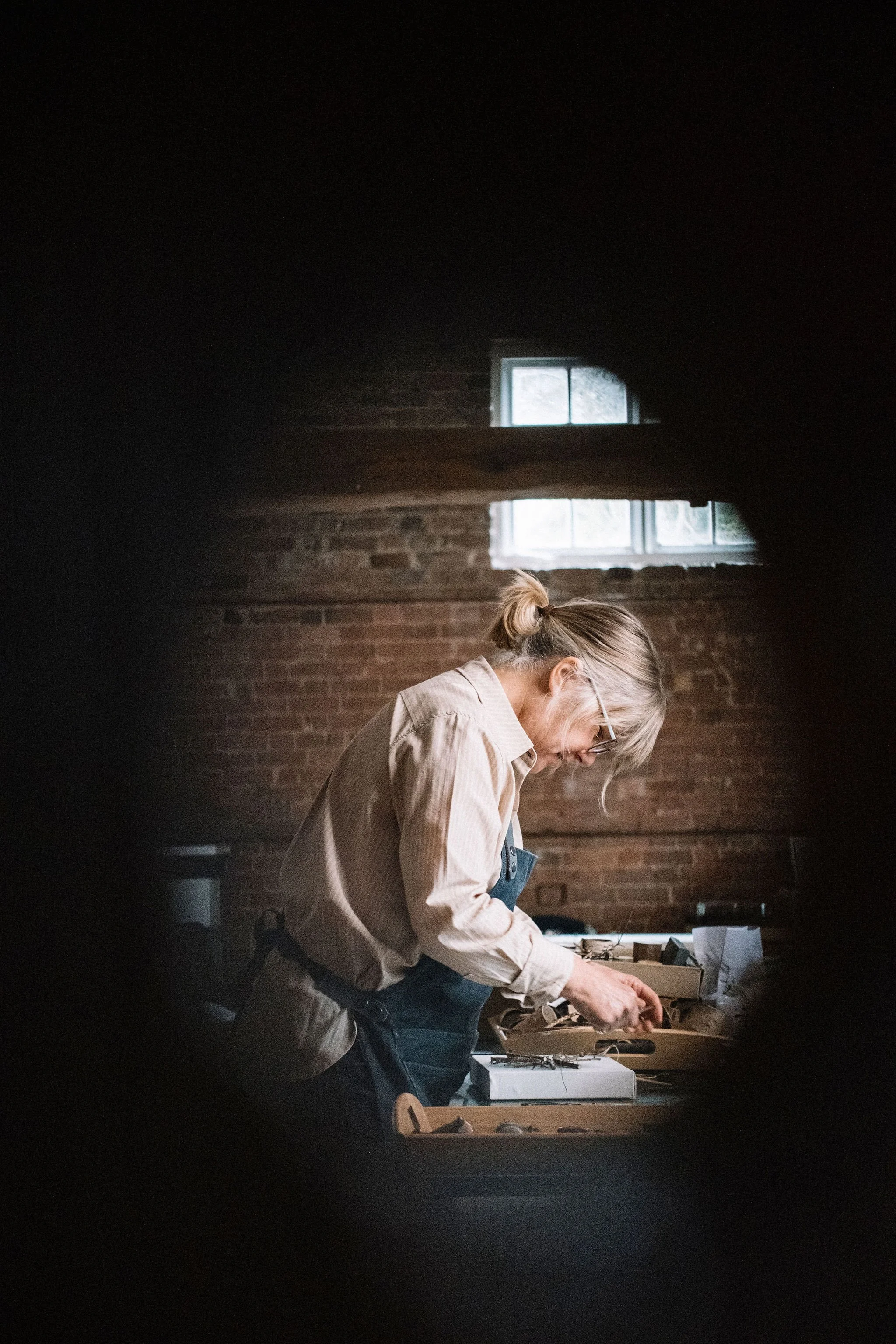 Brand shoot for nature based artist Jane Bevan in South Derbyshire.