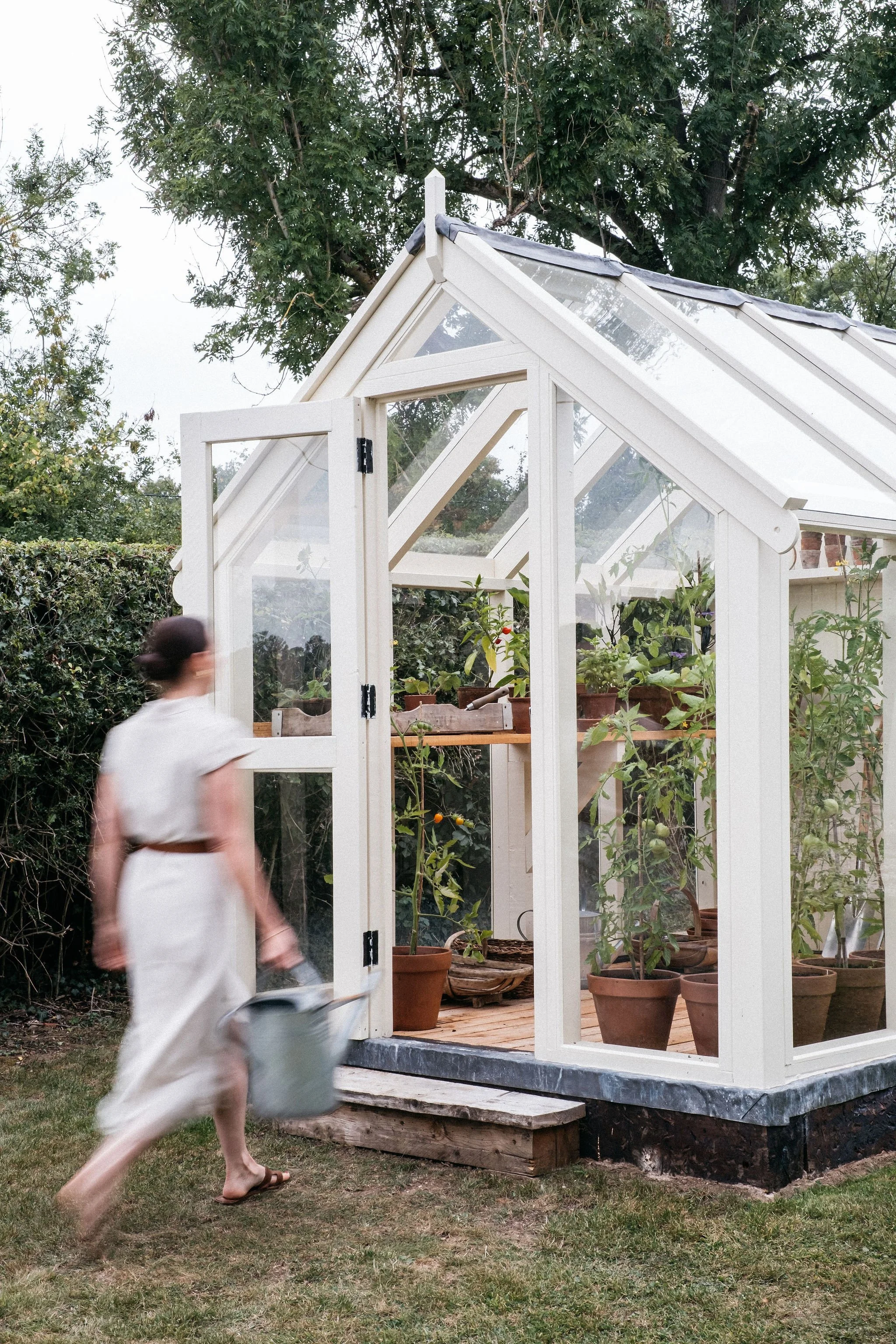 Editorial garden lifestyle photography in Derbyshire.