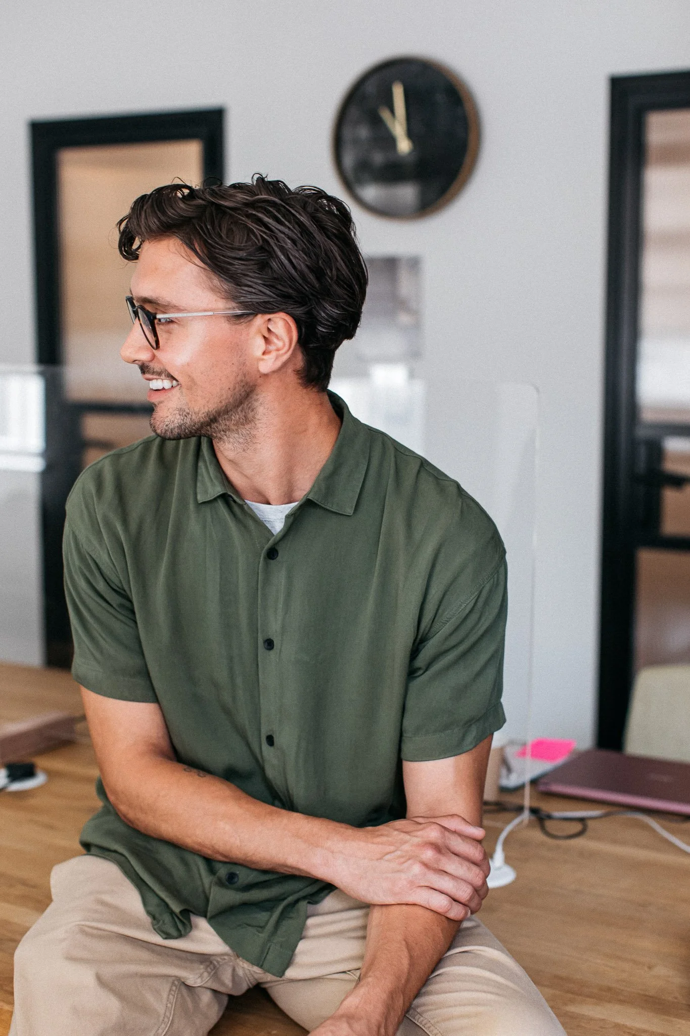 Editorial lifestyle photography for a coworking space by East Midlands photographer