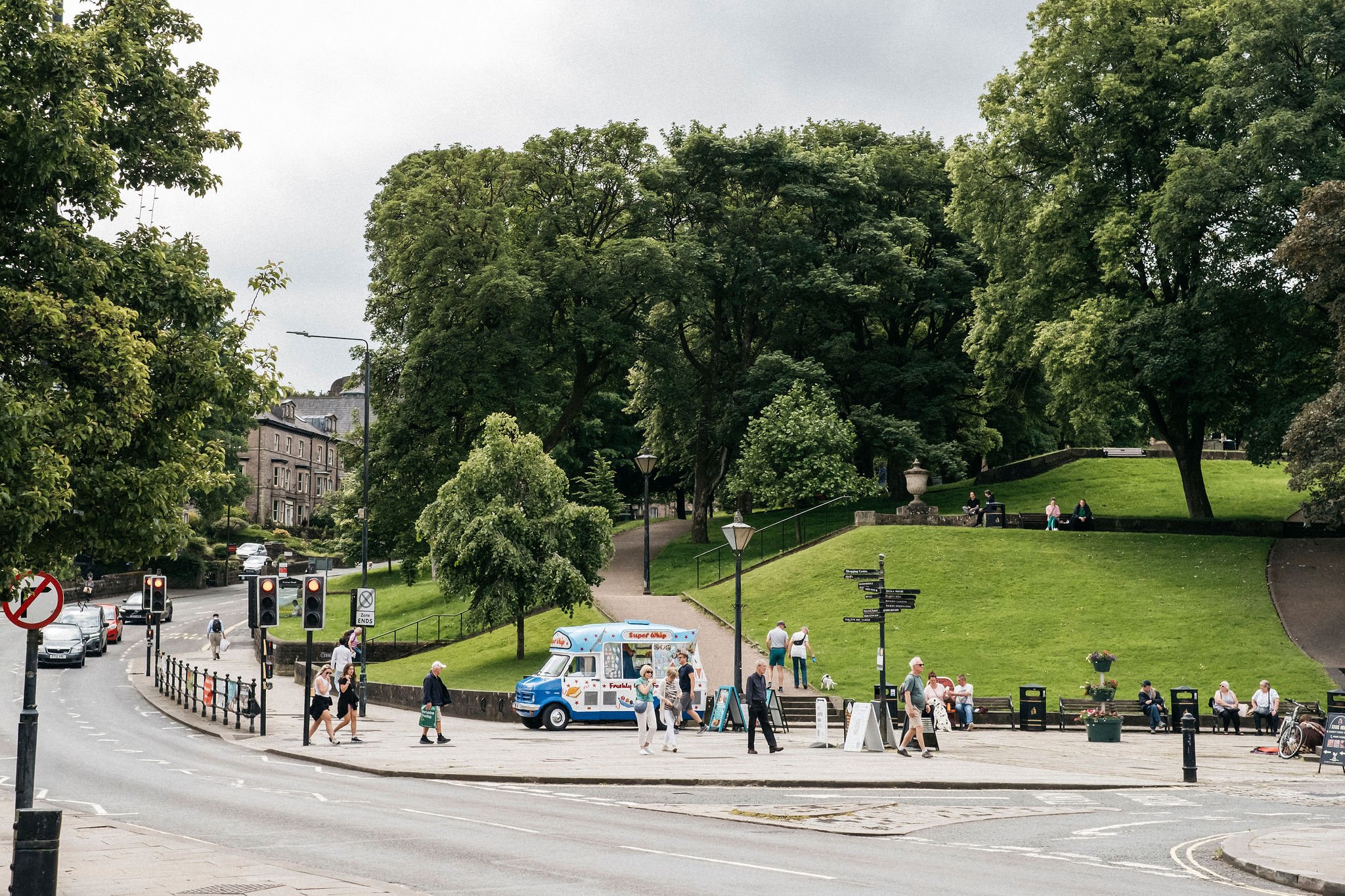 Editorial travel style images of Buxton, Derbyshire for an estate agent.
