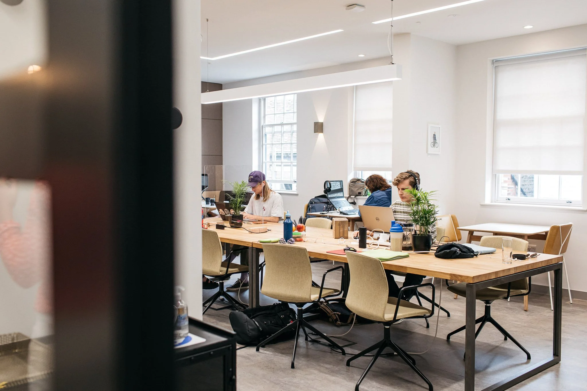 Editorial lifestyle photography for a coworking space by East Midlands photographer
