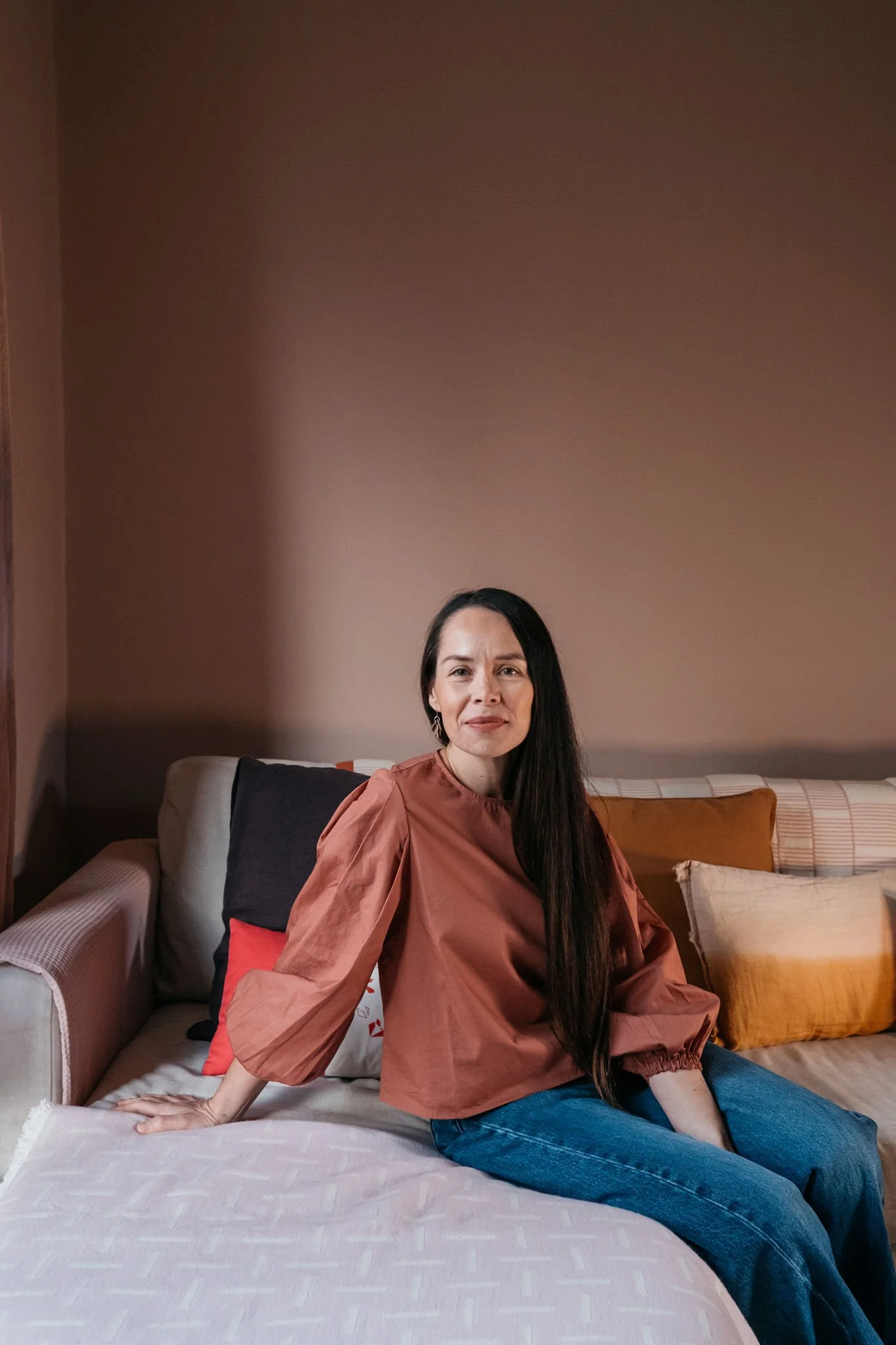 Editorial personal brand photography for interior design agency in North England