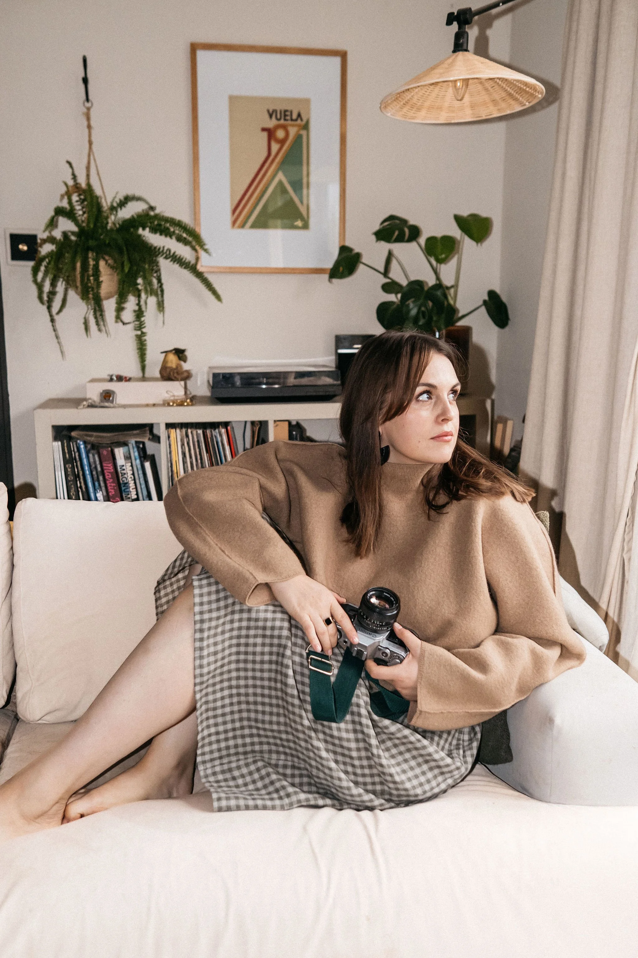 lifestyle brand shoot for interior stylist in neutral space Derbyshire and South Yorkshire