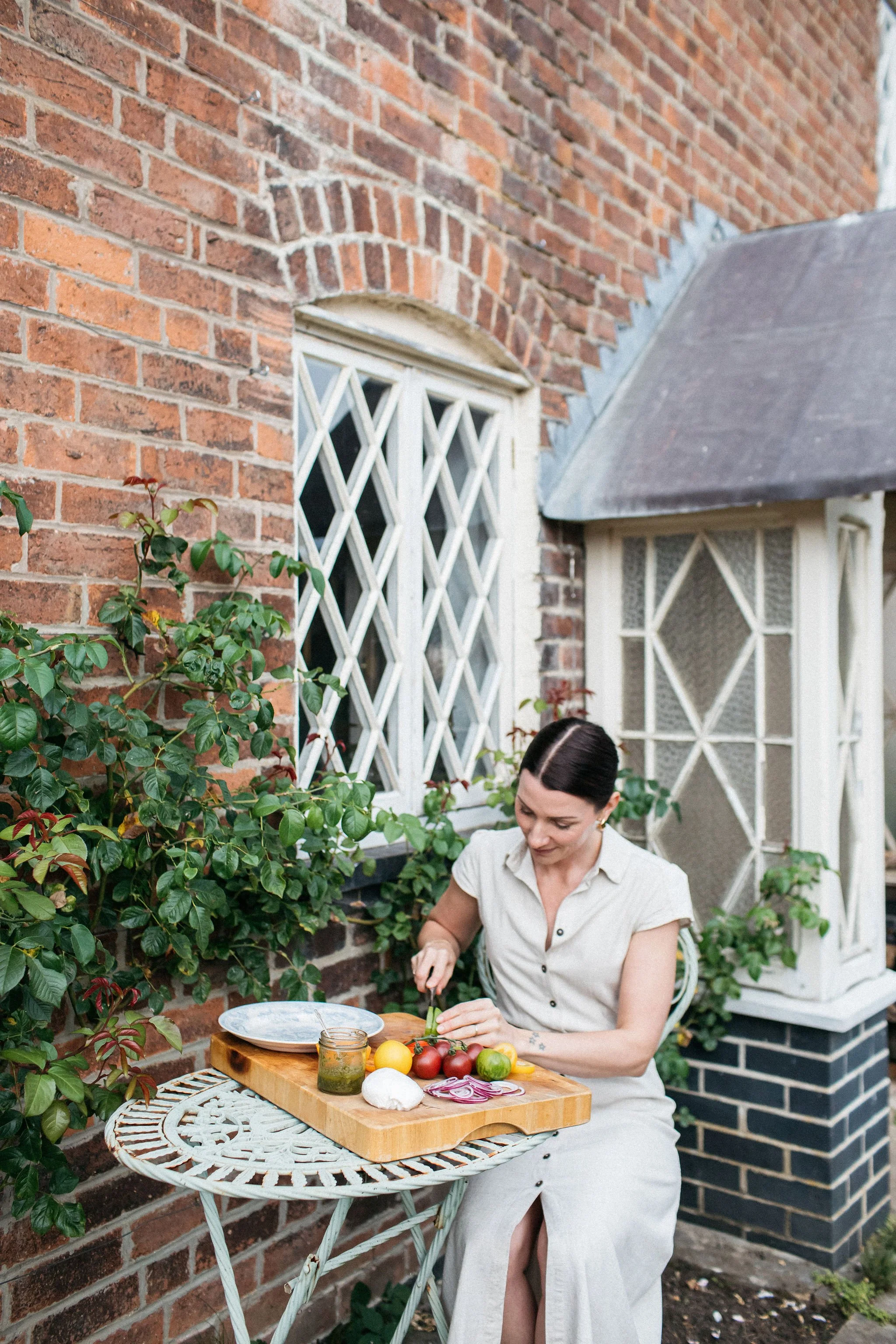 Editorial garden lifestyle photography in Derbyshire.
