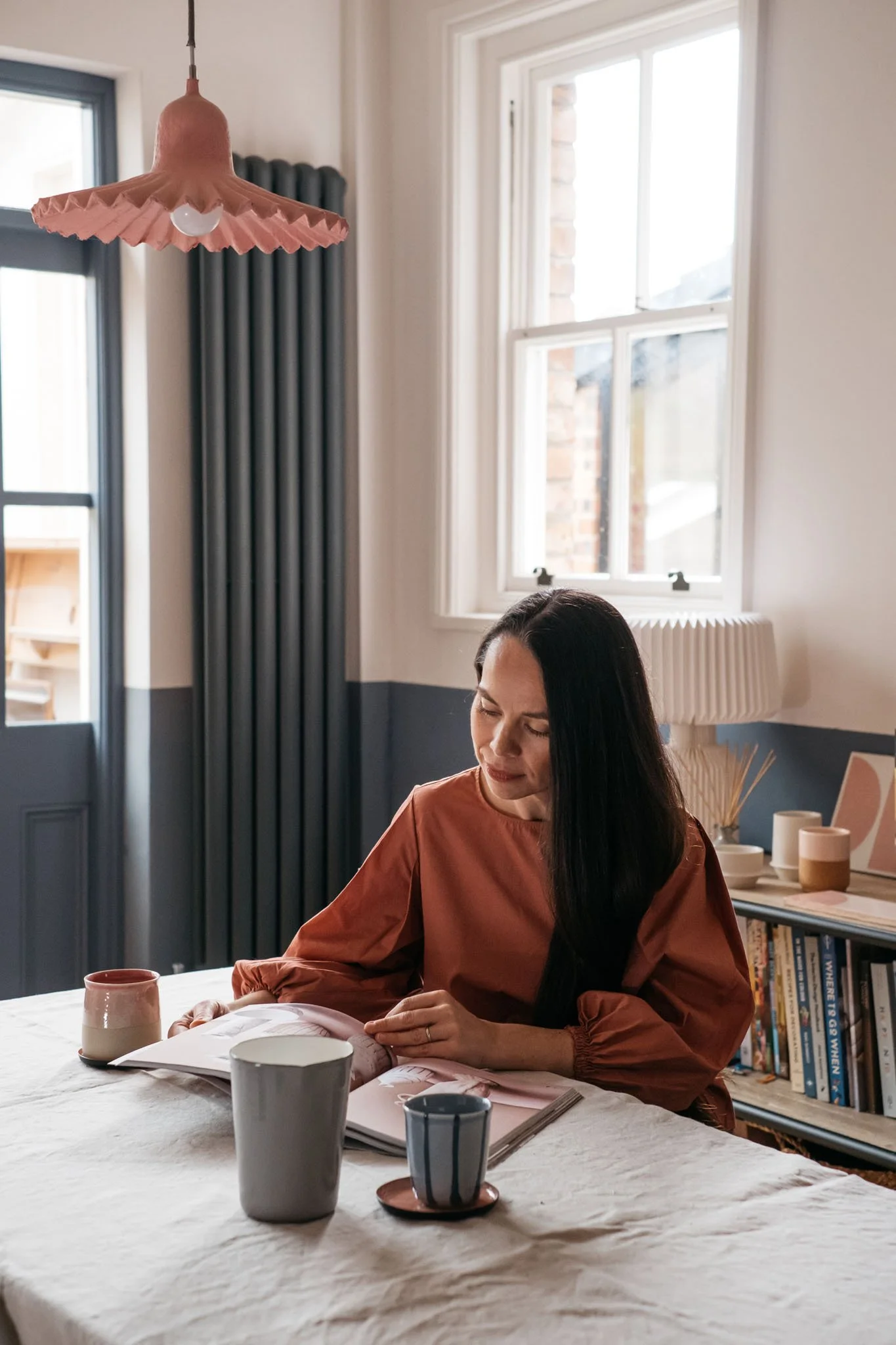 Editorial personal brand photography for interior design agency in North England