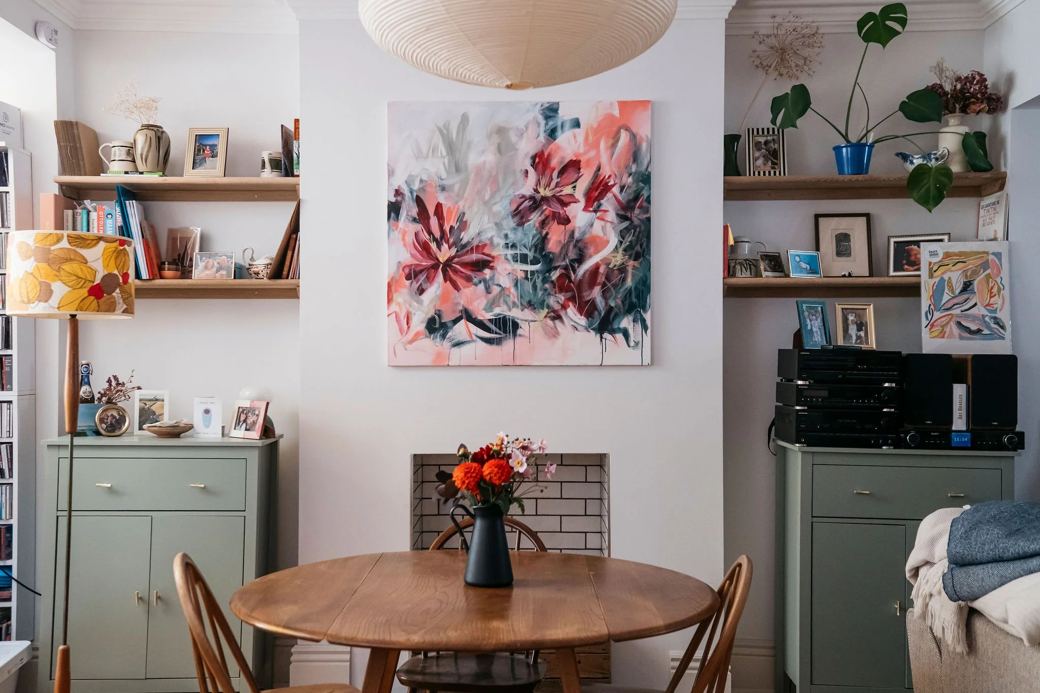 Brand shoot for contemporary floral painter and artist in Sheffield