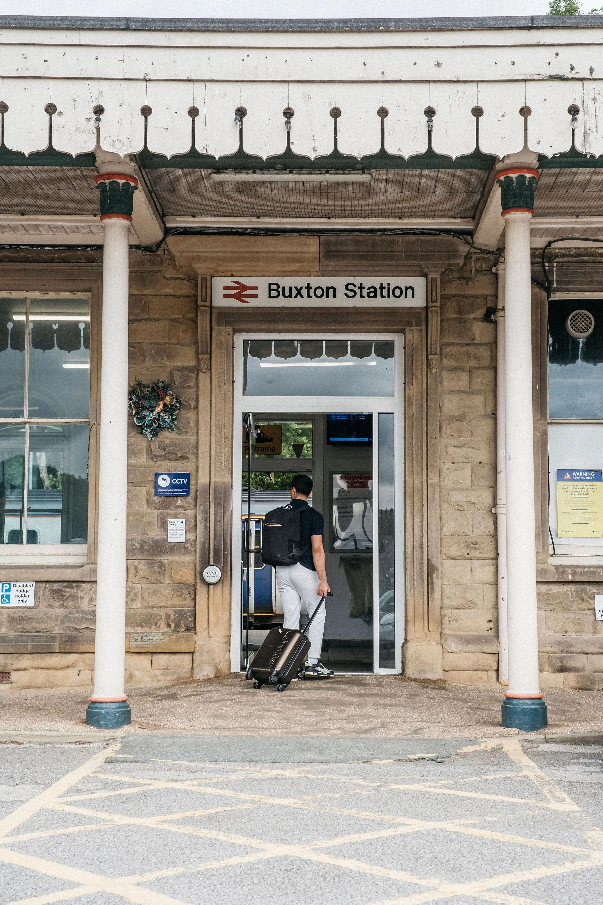 Editorial travel style images of Buxton, Derbyshire for an estate agent.
