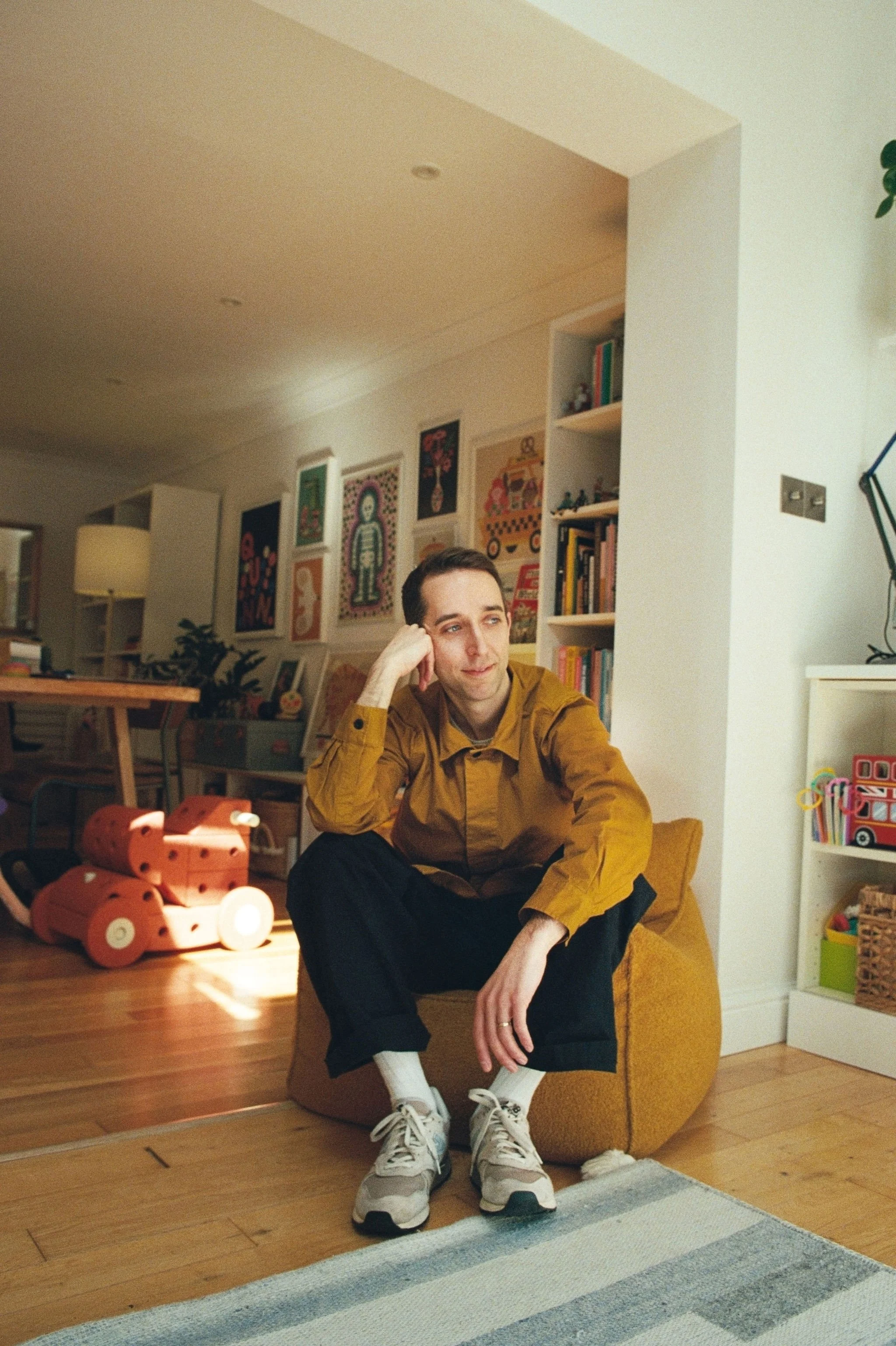 Brand shoot: A session on film for designer and artist Matt Brooks, aka Earthboy.