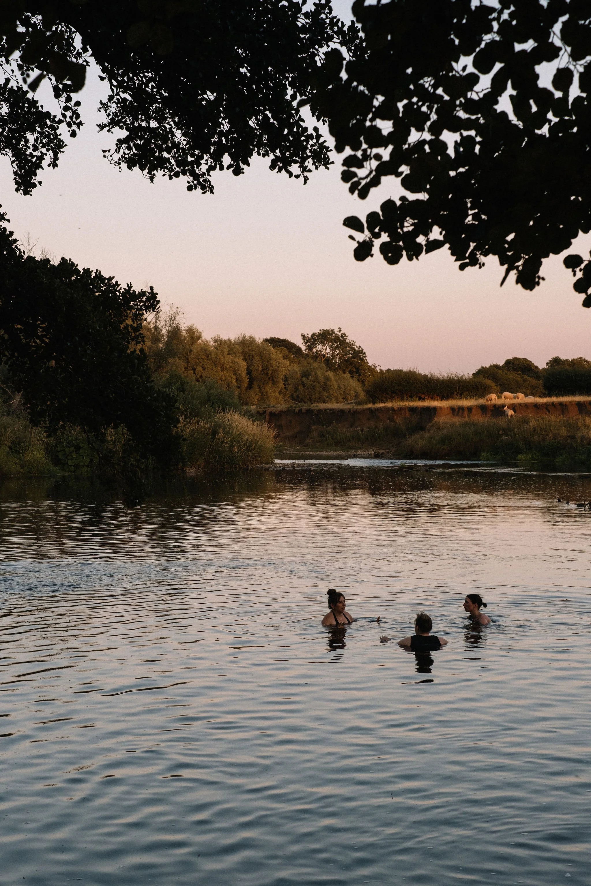 Outdoor swimming photography Derbyshire.
