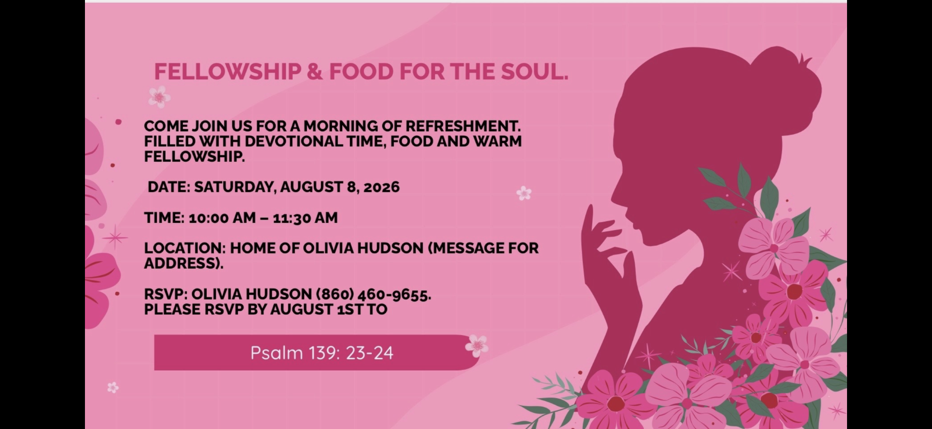 Fellowship & Food for the Soul