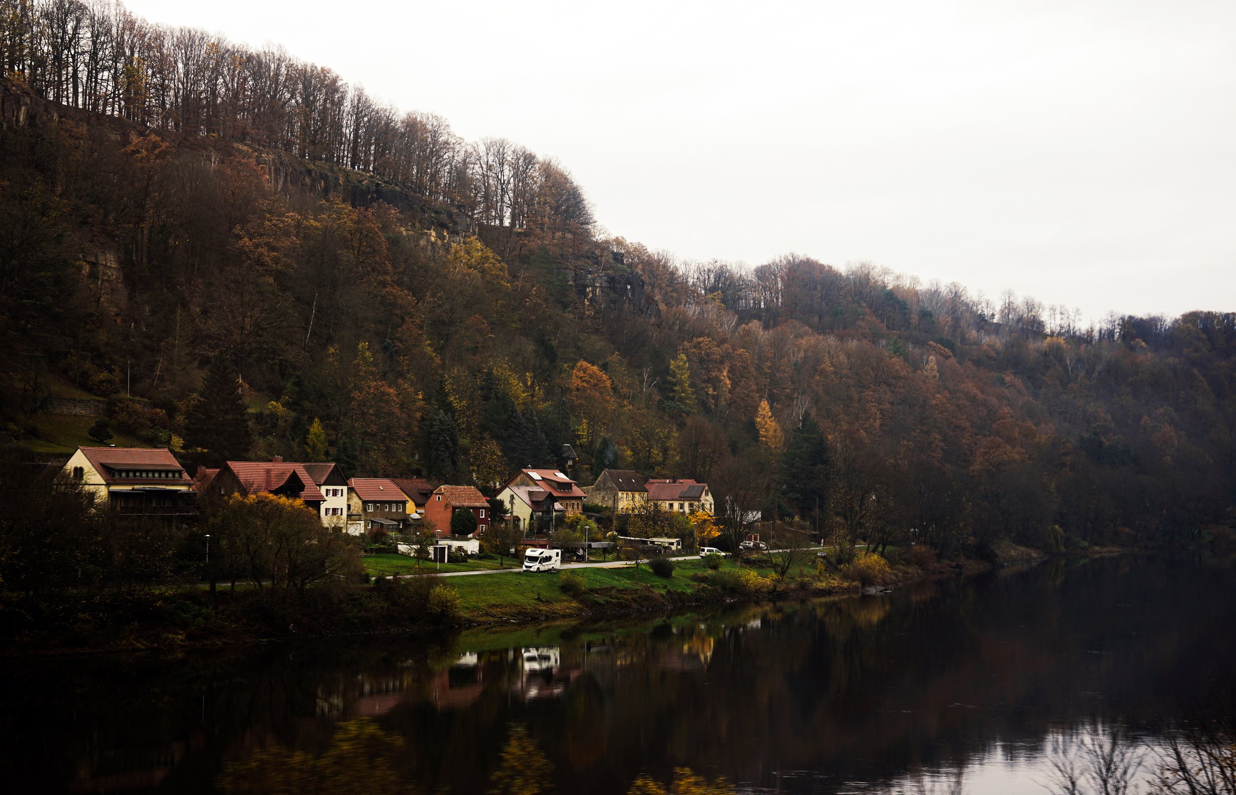   Along the Elbe near the Sächsische Schweiz, Germany  December 2025 