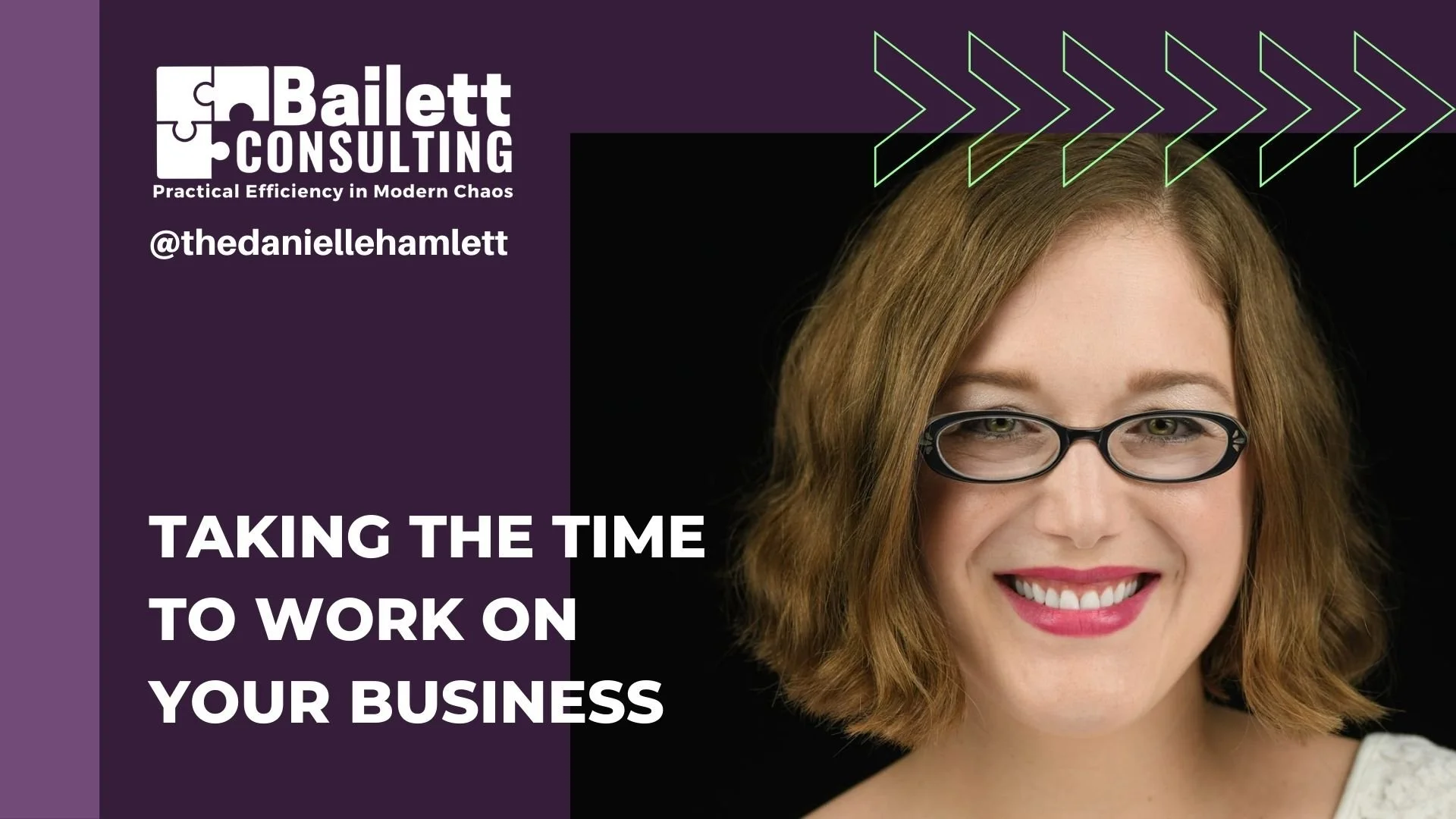 Taking the time to work on your business