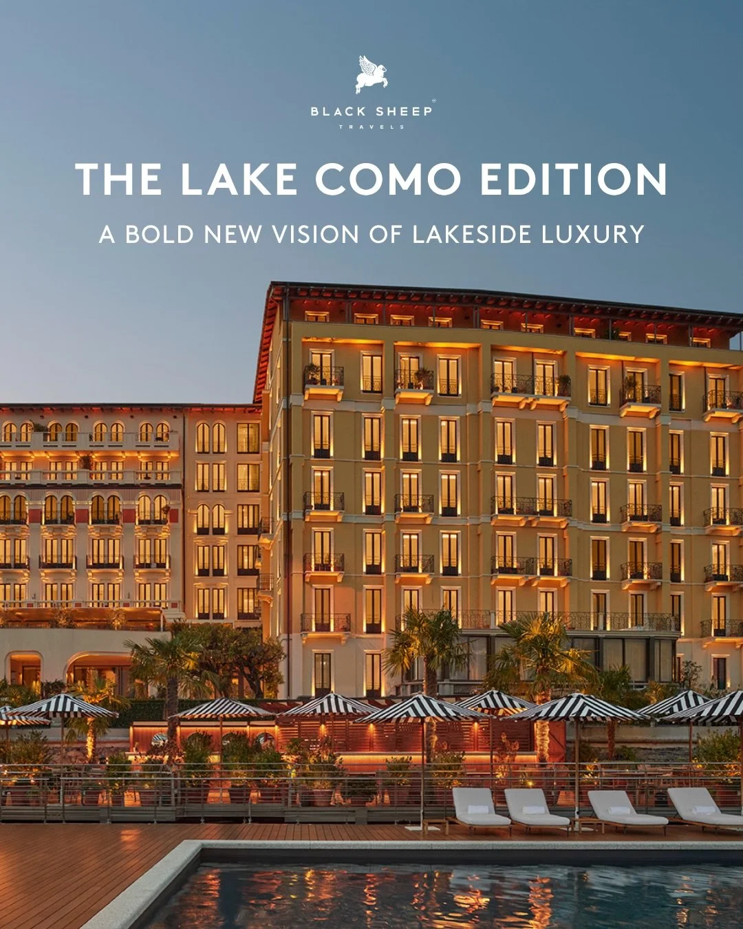 Step into the newest icon on Lake Como 🇮🇹

The highly anticipated @editioncomo has officially arrived, bringing a fresh take on modern luxury to one of Italy&rsquo;s most timeless destinations.

Set within a reimagined 19th-century palazzo, the pro