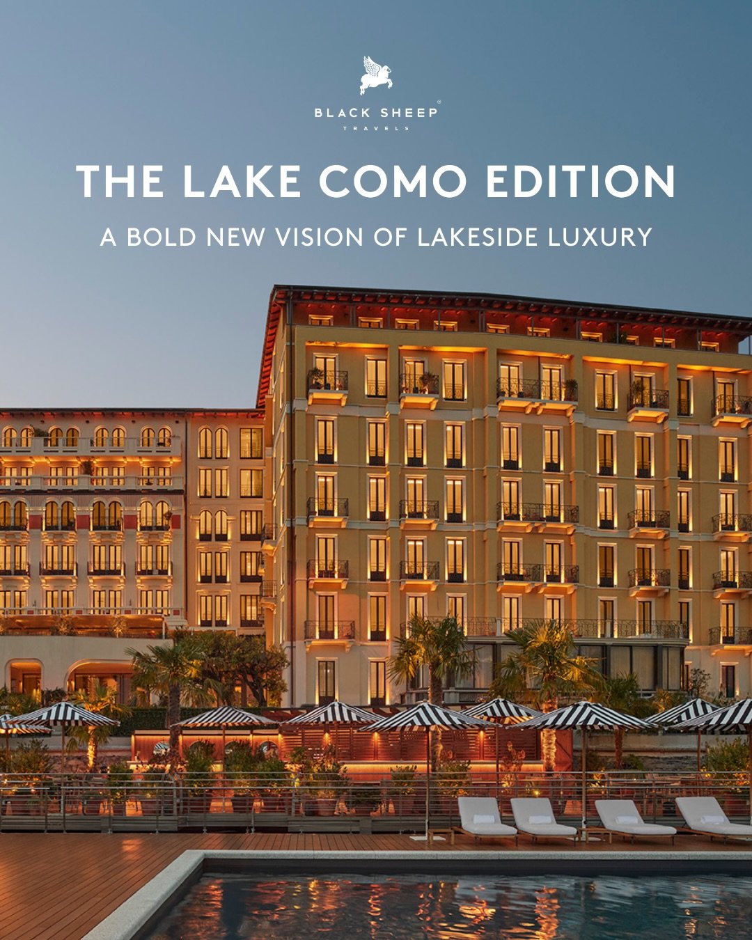 Step into the newest icon on Lake Como 🇮🇹

The highly anticipated @editioncomo has officially arrived, bringing a fresh take on modern luxury to one of Italy&rsquo;s most timeless destinations.

Set within a reimagined 19th-century palazzo, the pro