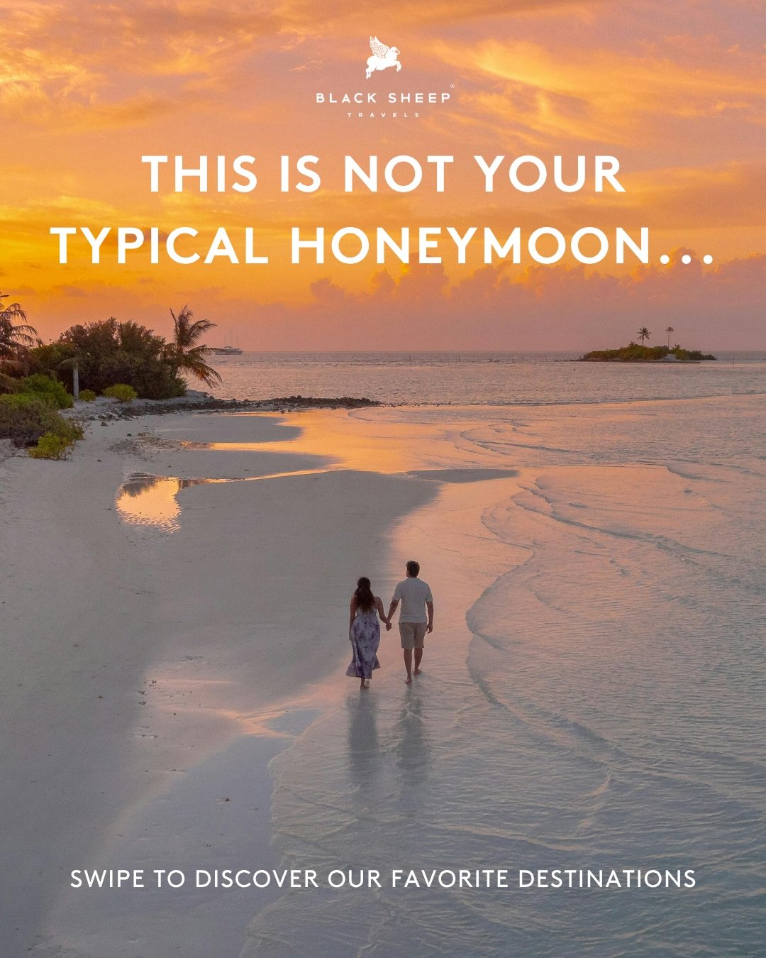 The most unforgettable honeymoons aren&rsquo;t the obvious ones.

Patagonia&rsquo;s peaks, Kyoto&rsquo;s sunrise temples, safaris outside Nairobi, cliffside retreats in the Azores.

Black Sheep Travels crafts honeymoons that are intimate, elevated, a