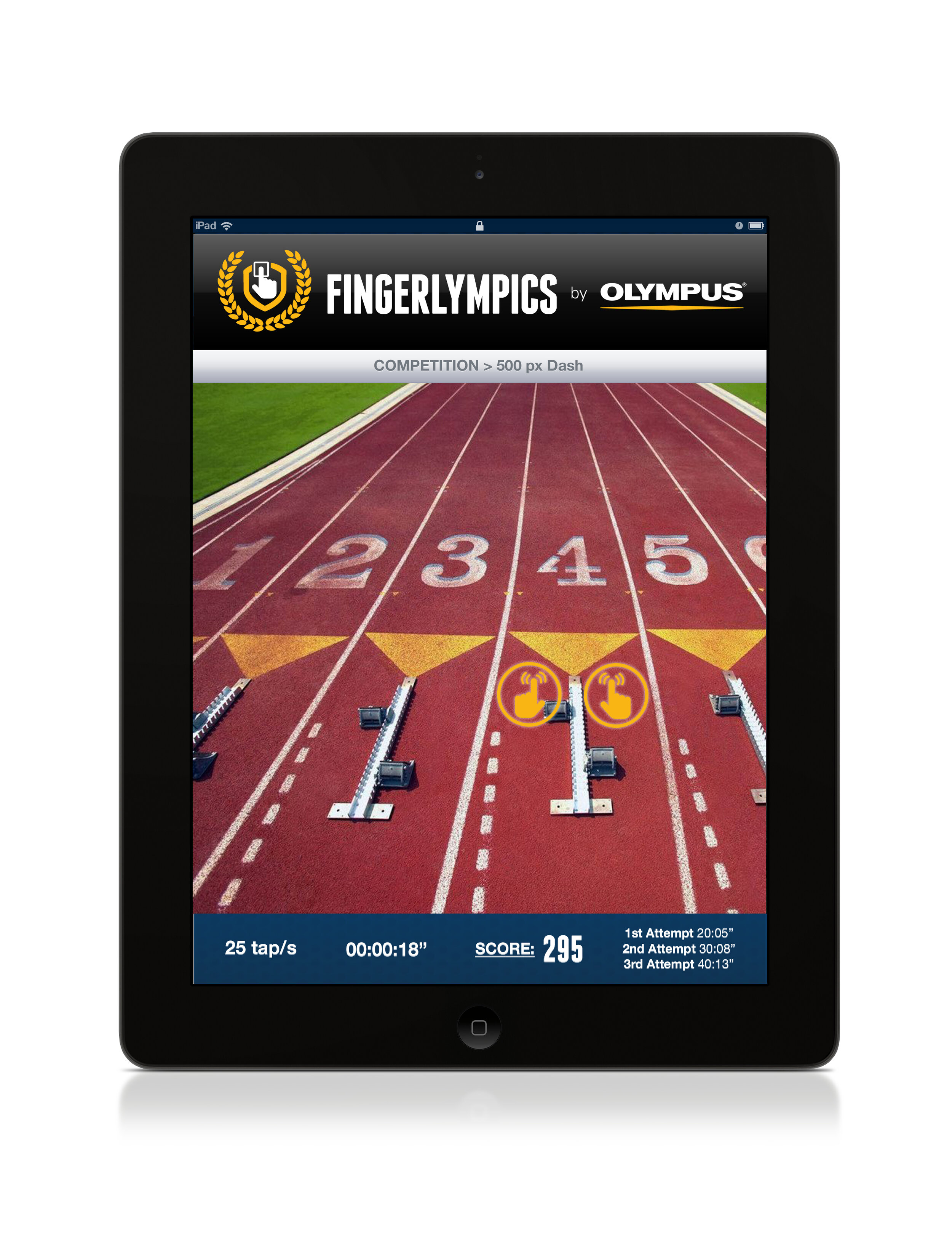 Compete for the fastest fingers on screen